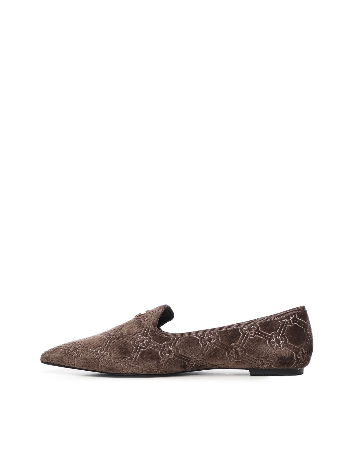 V73 Iris Winter Loafers With Logo In Brown
