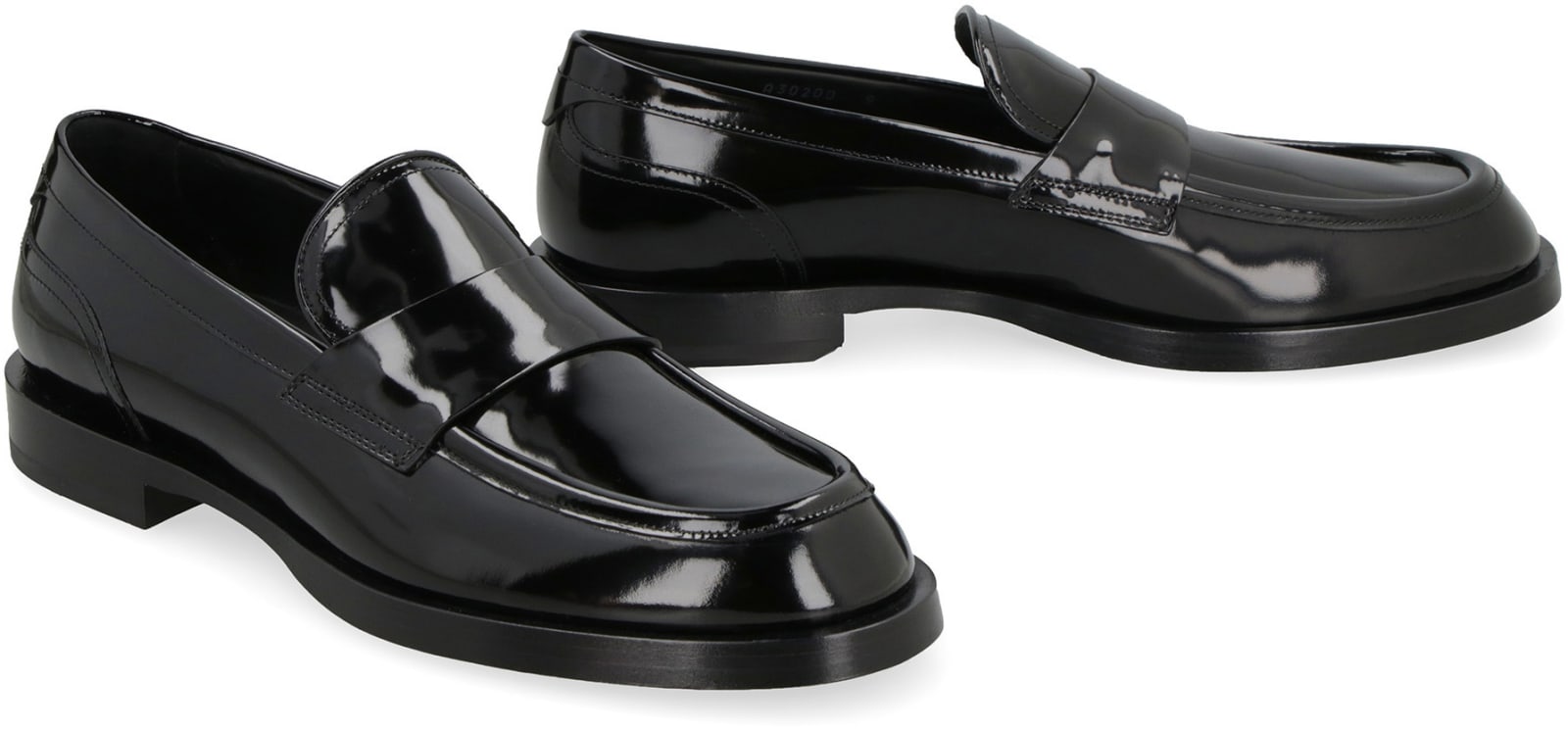 Shop Dolce & Gabbana Leather Loafers In Black