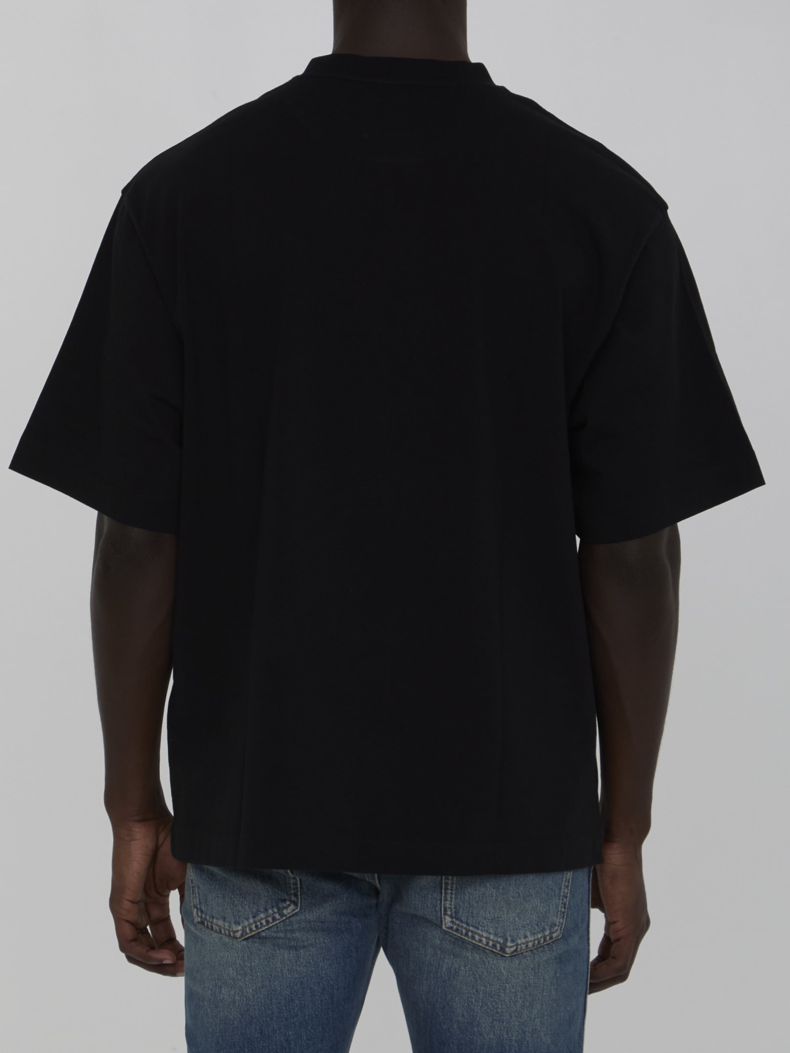 Shop Off-white College Skate T-shirt In Black