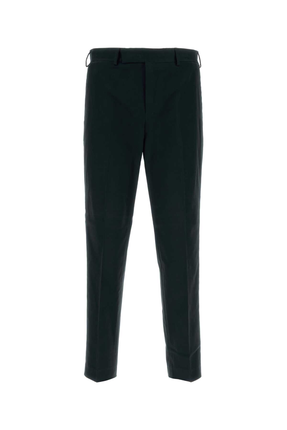 Black Stretch Cotton Pant