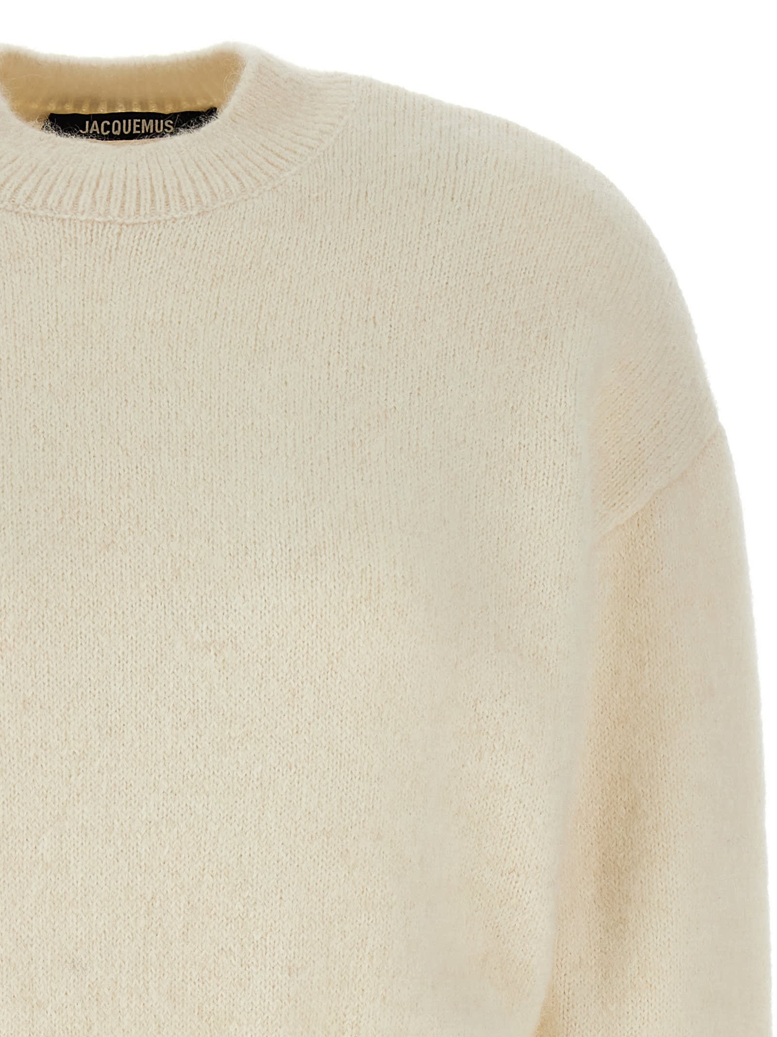 Shop Jacquemus Sweater In White