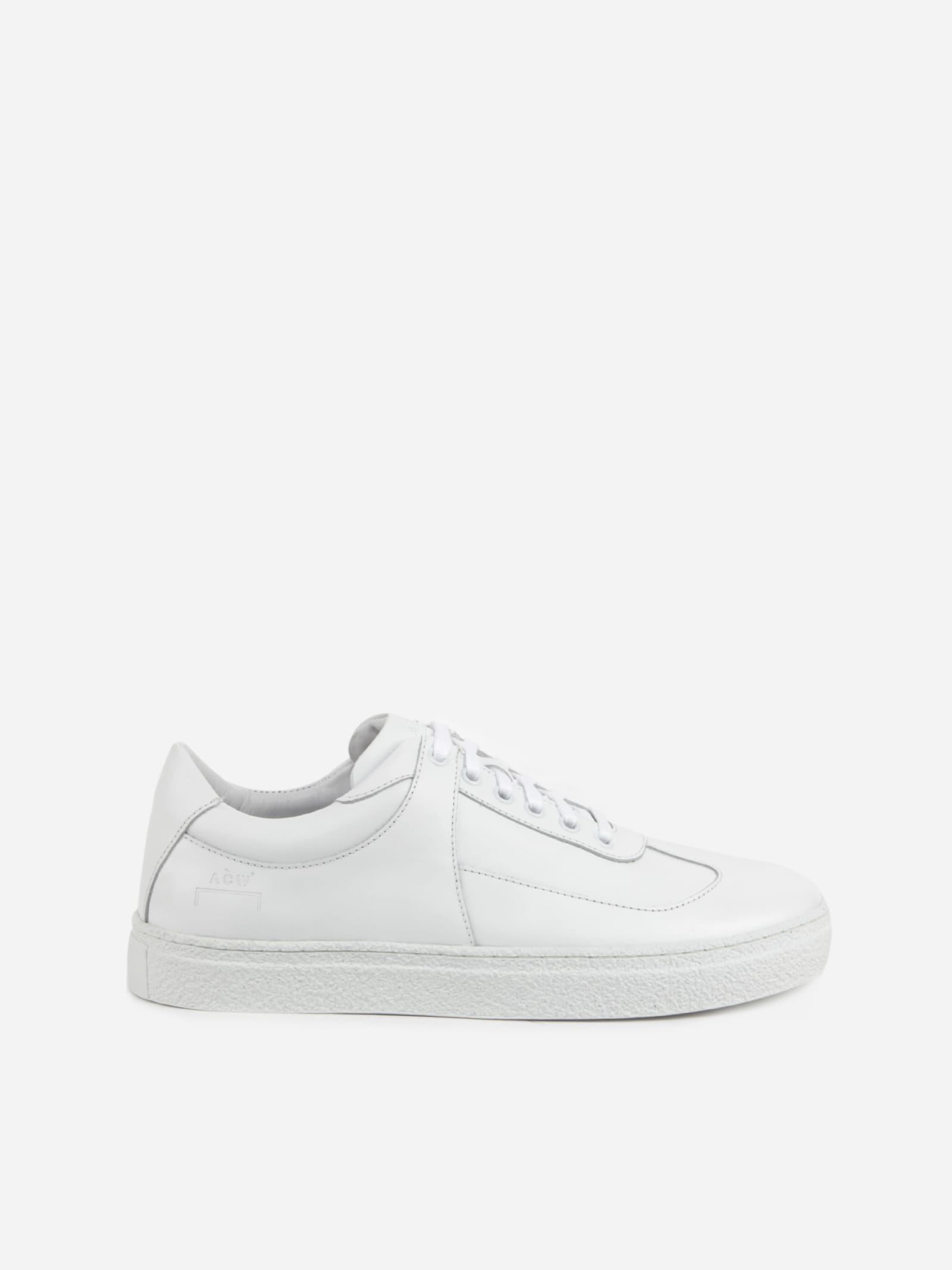 A-COLD-WALL White Leather Sneakers With Logo