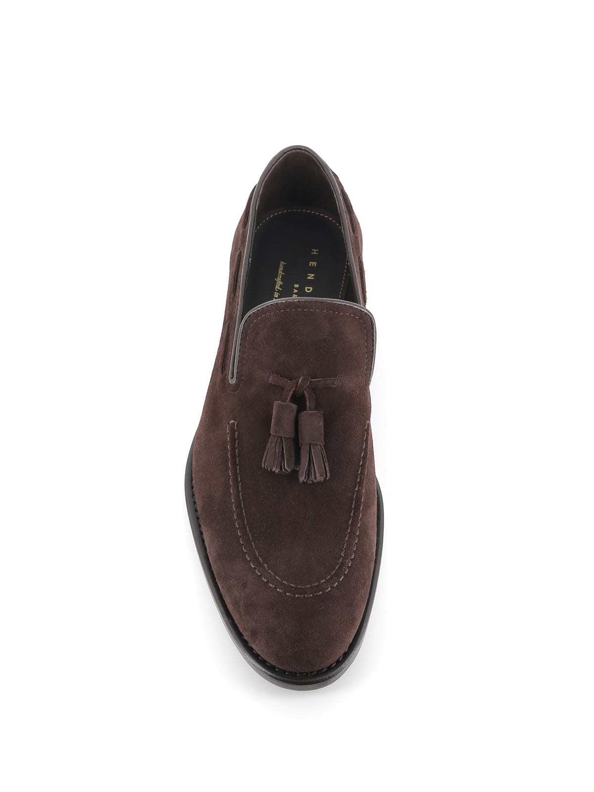 Shop Henderson Baracco Tassel Detail Loafers 51405 In Brown