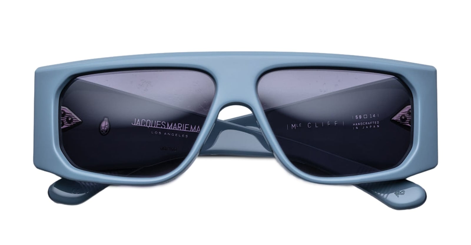 Shop Jacques Marie Mage Cliff - Tiger Sunglasses In Blue