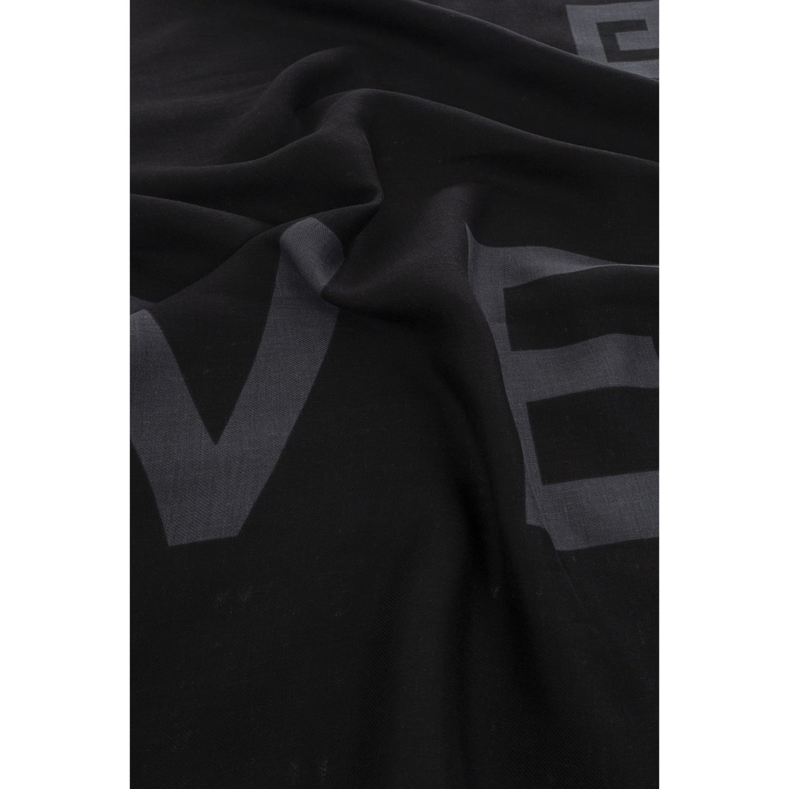 Shop Givenchy Logo Scarf In Black