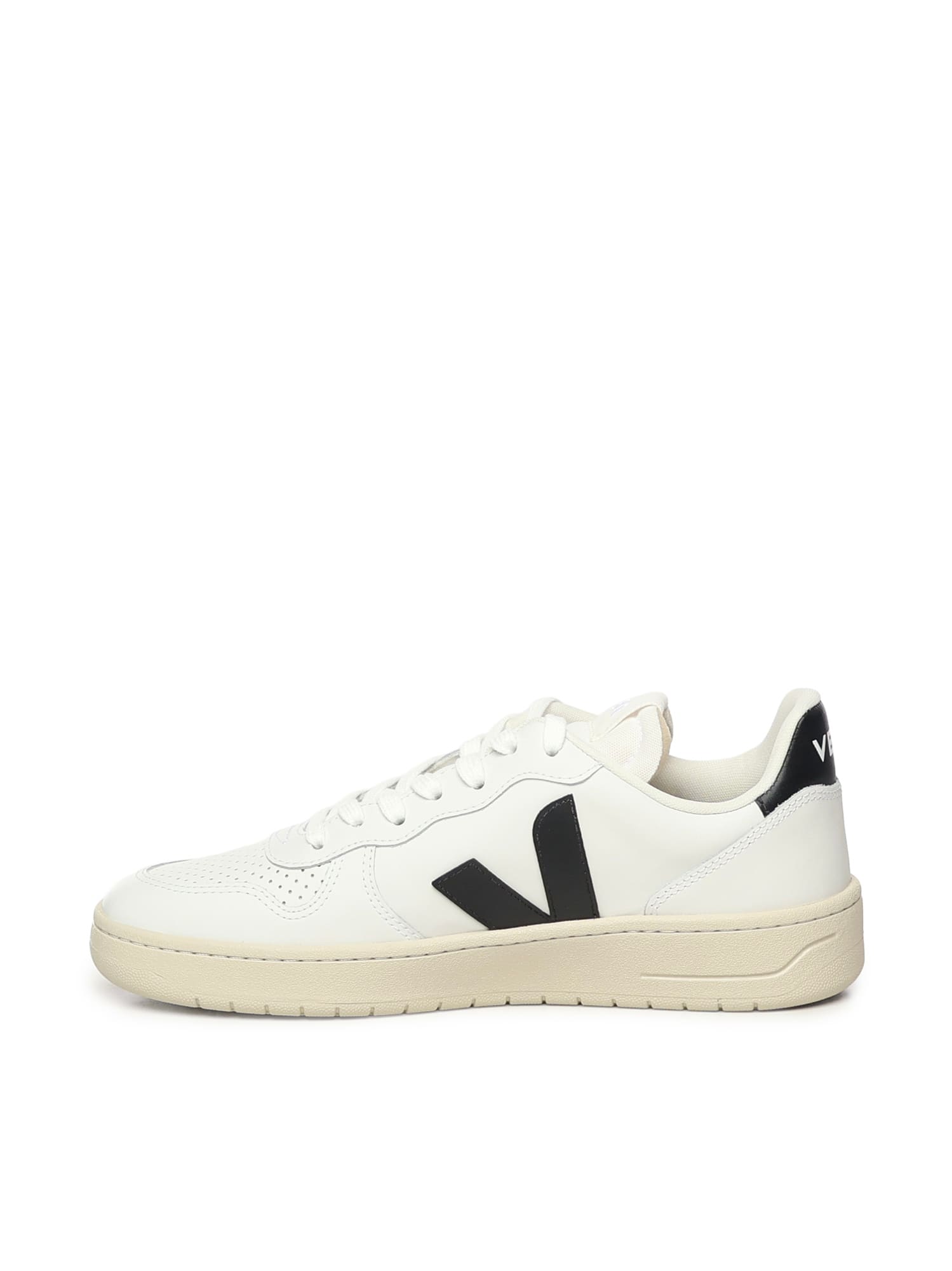 Veja V-90 Man Sneakers White Size 9 Leather In White