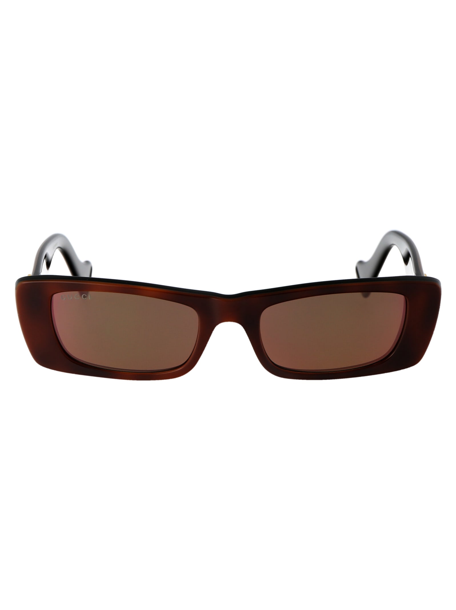 Shop Gucci Gg0516s Sunglasses In 015 Havana Havana Red