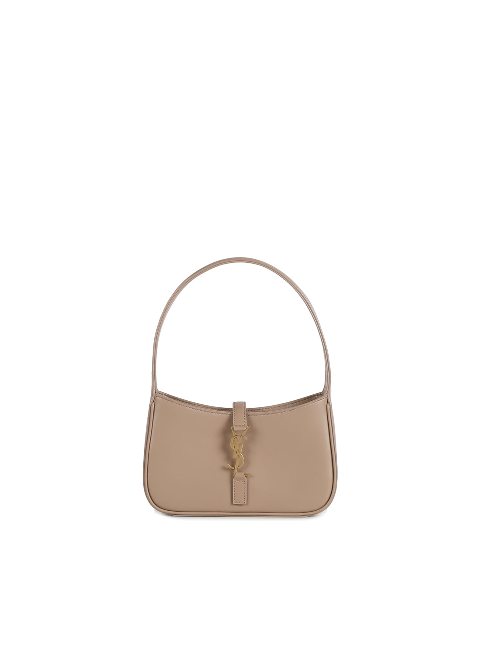 SAINT LAURENT HOBO BAG LE 5 À 7 MINI IN SMOOTH LEATHER