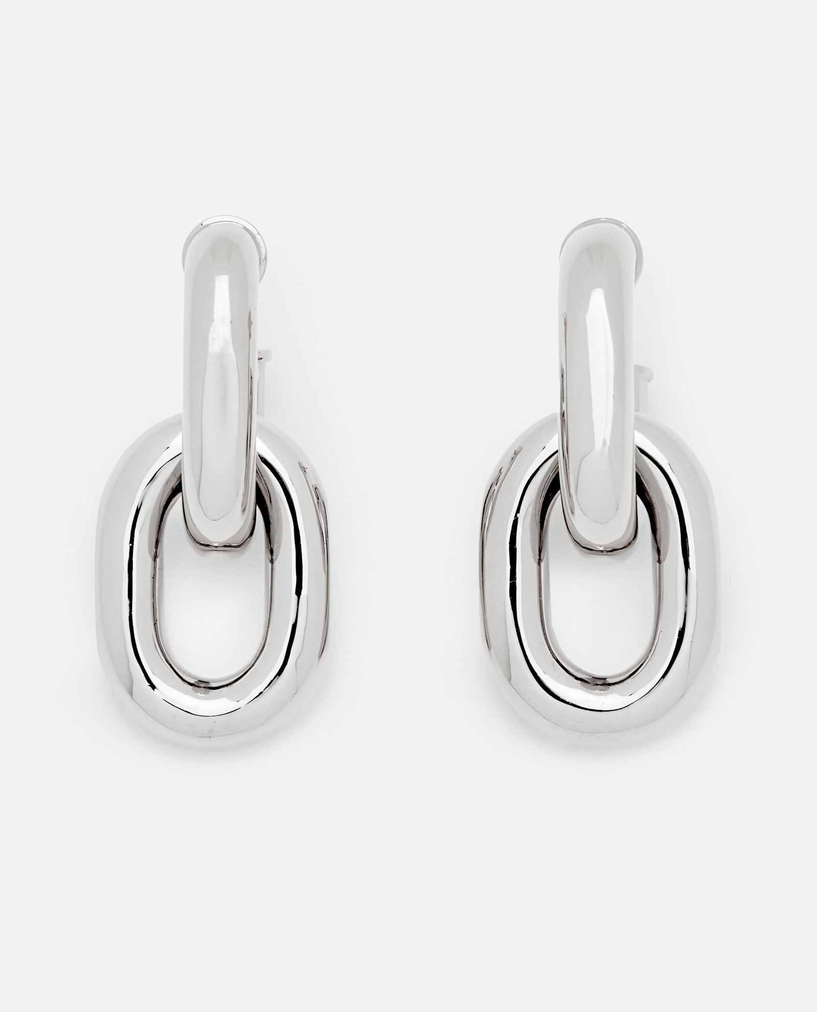 Xl Link Double Hoop Earrings