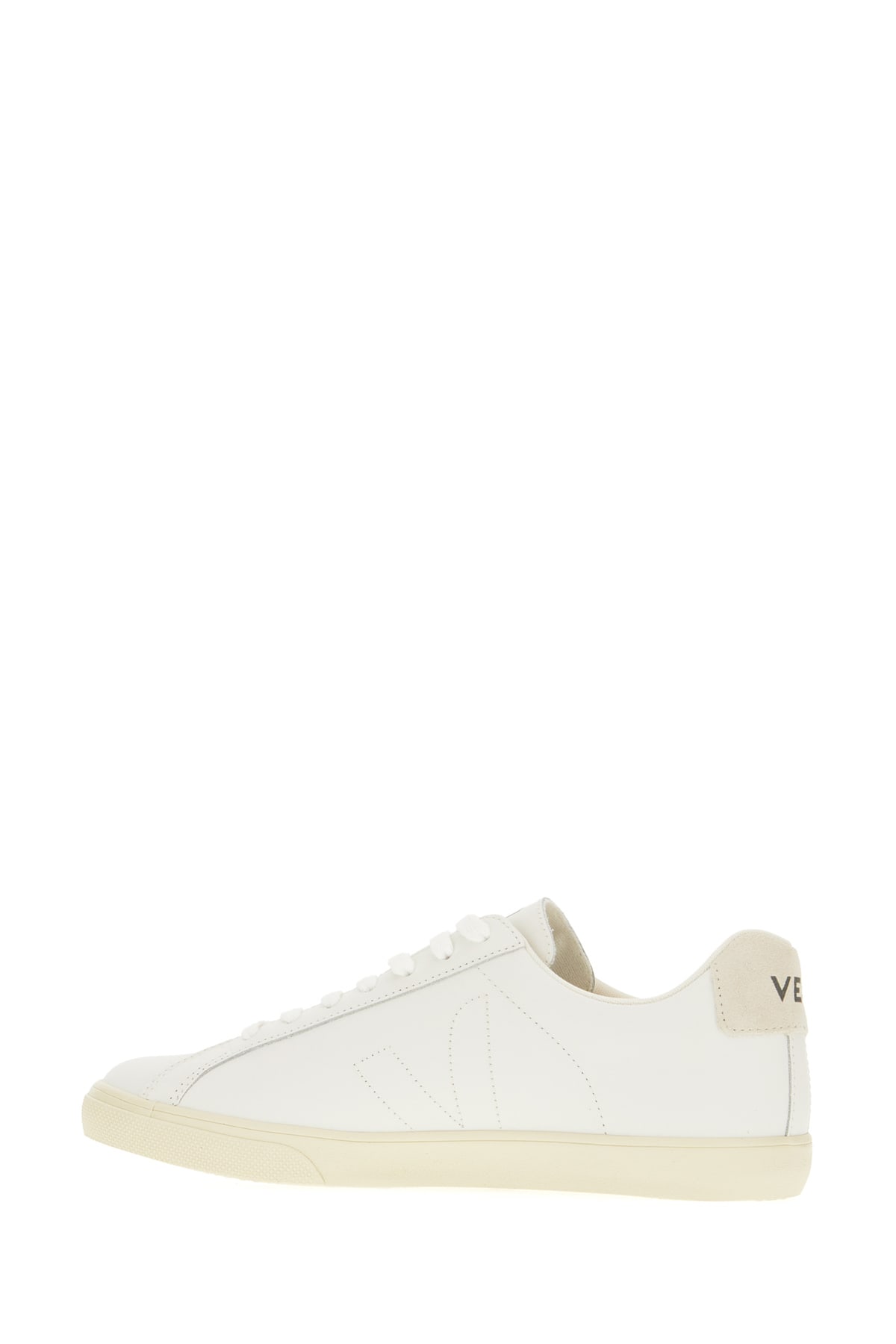 Veja Esplar Leather White Trainers In Extrawhite
