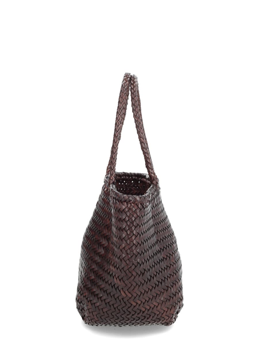 Dragon Diffusion Small Grace Basket Bag In Brown