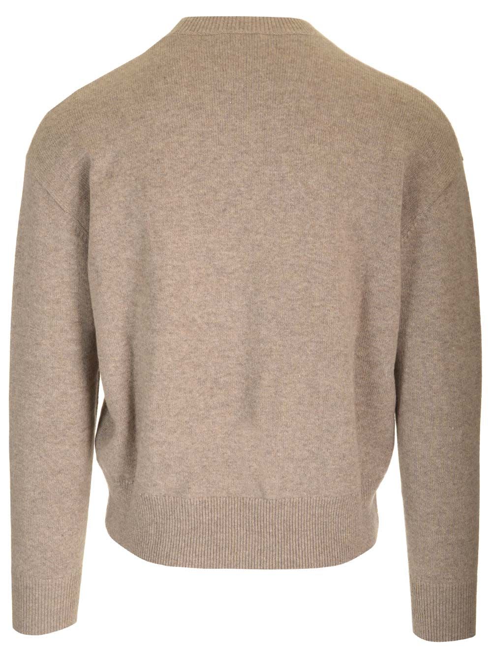 Shop Givenchy 4g Cashmere Sweater In Beige