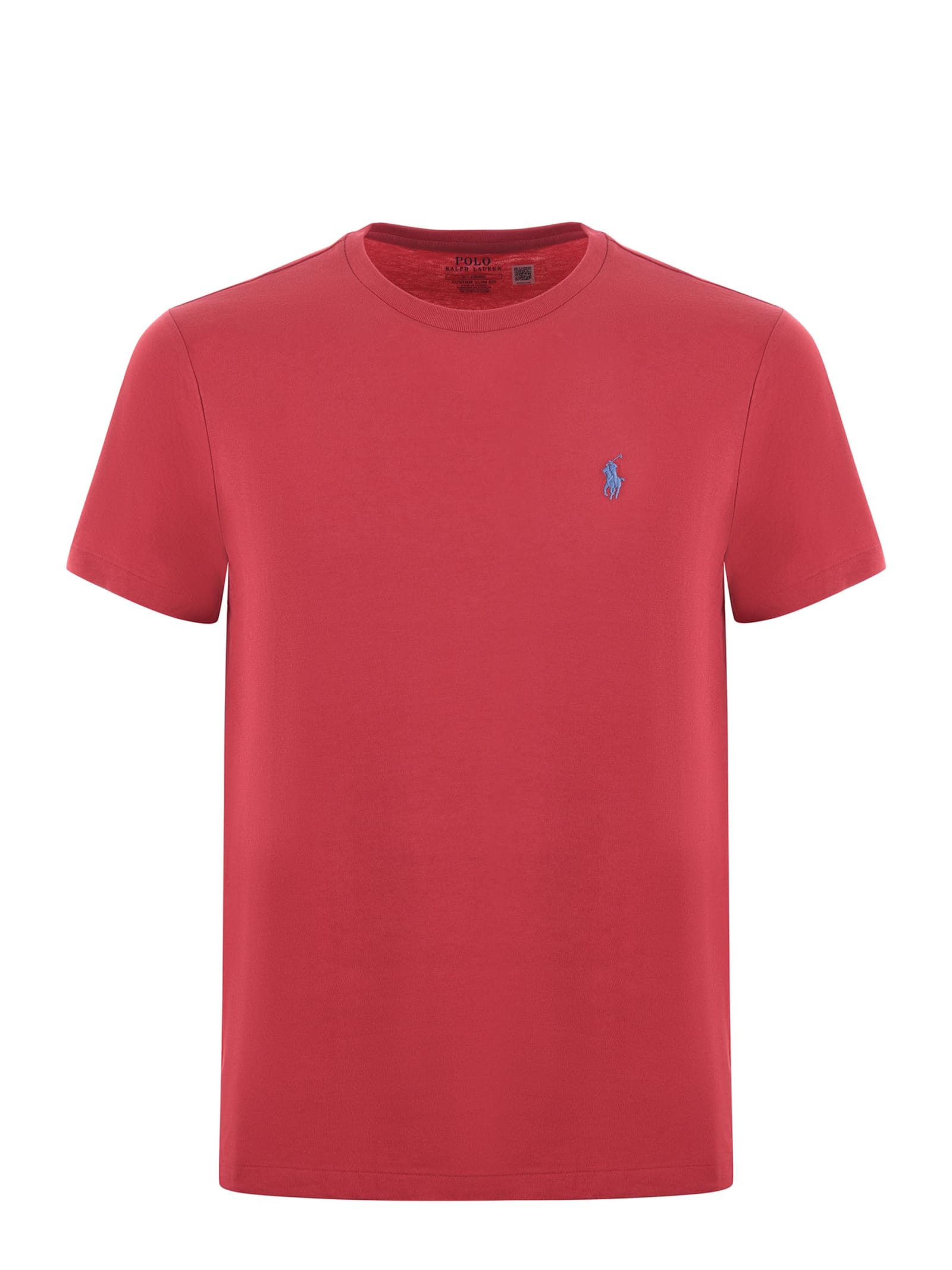 Shop Polo Ralph Lauren T-shirt In Cotton In Rosso
