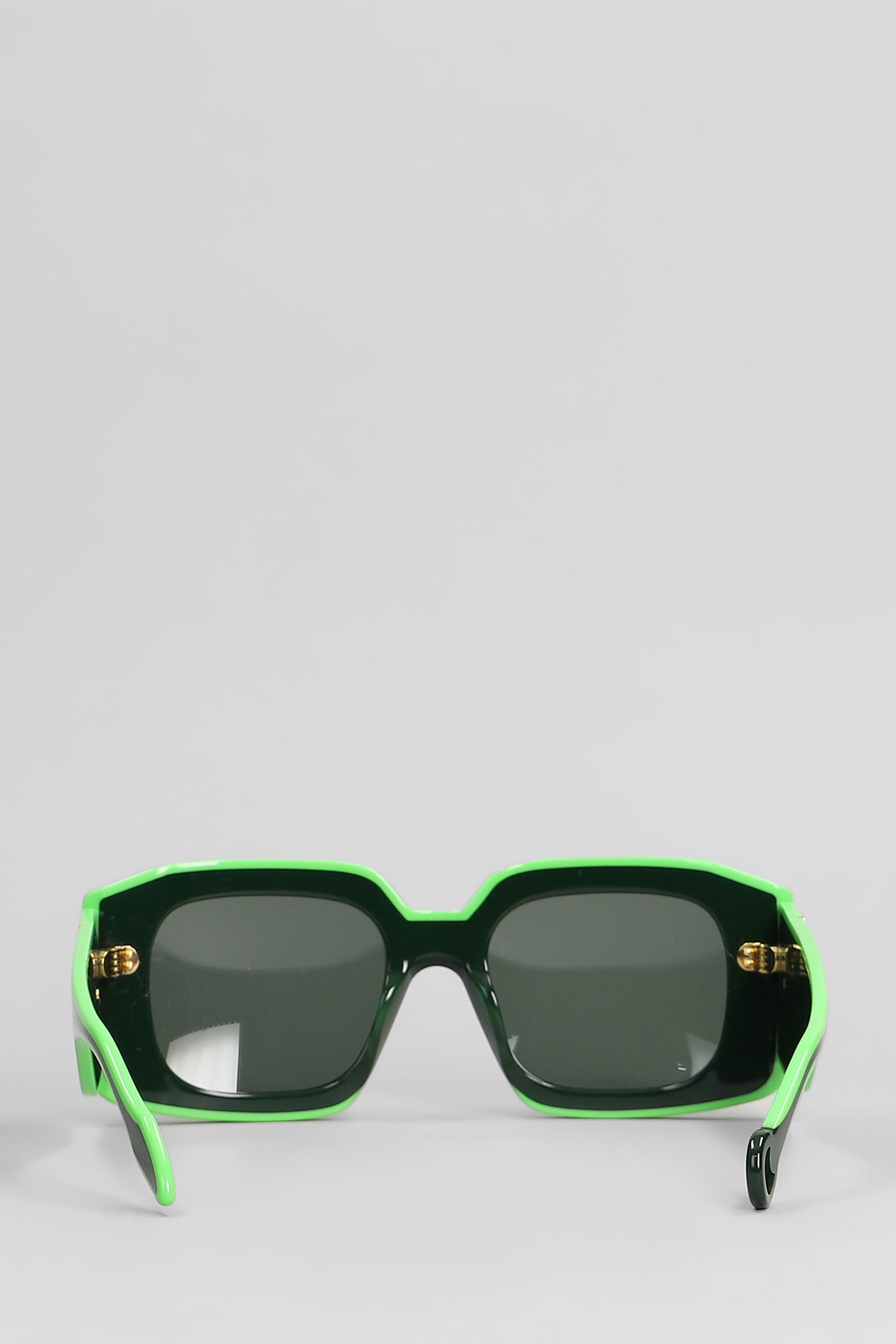 Jw Anderson Jwa01 Bumper Sunglasses In Green Acetate