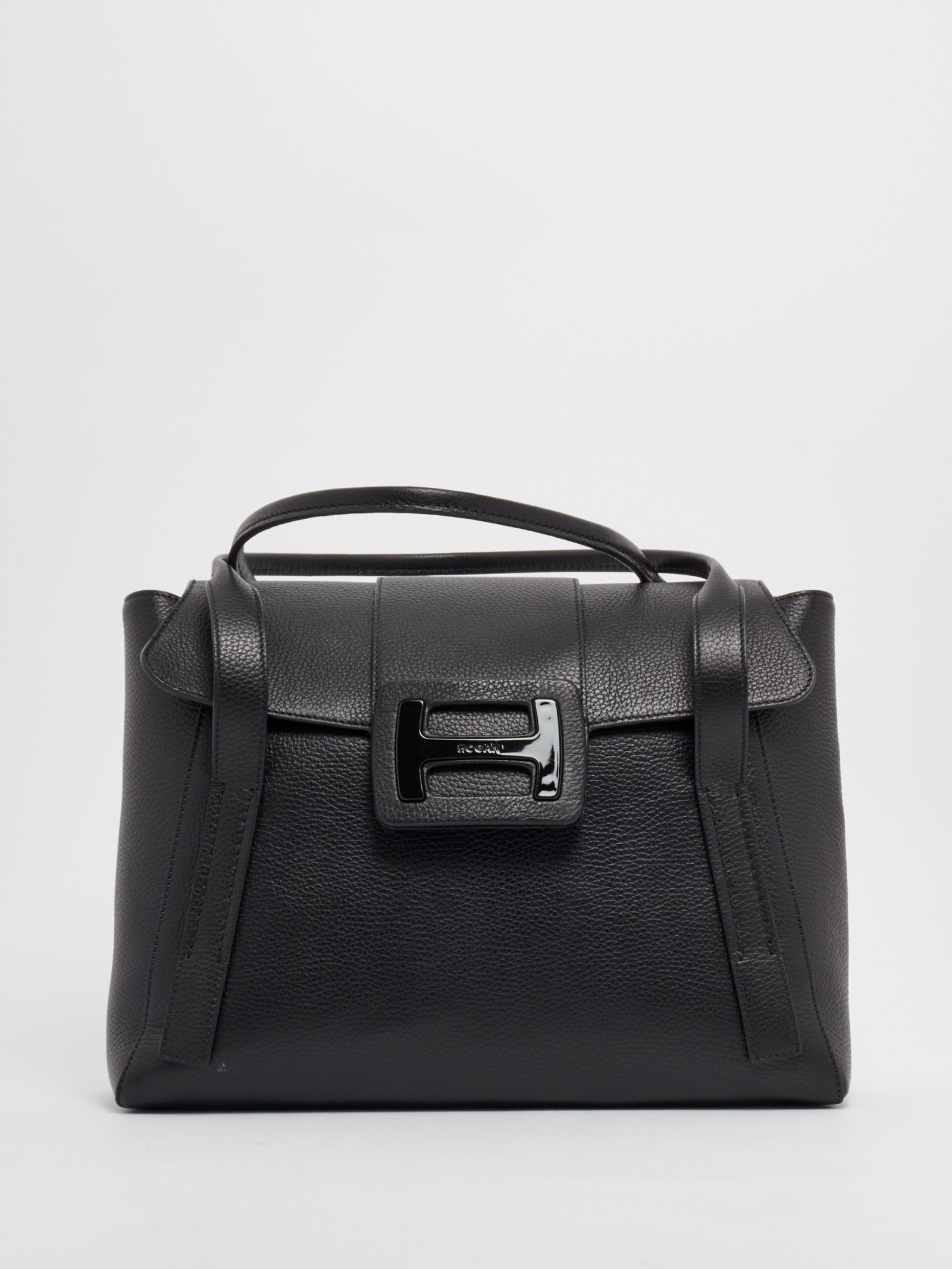 Hogan Leather Shopping Bag