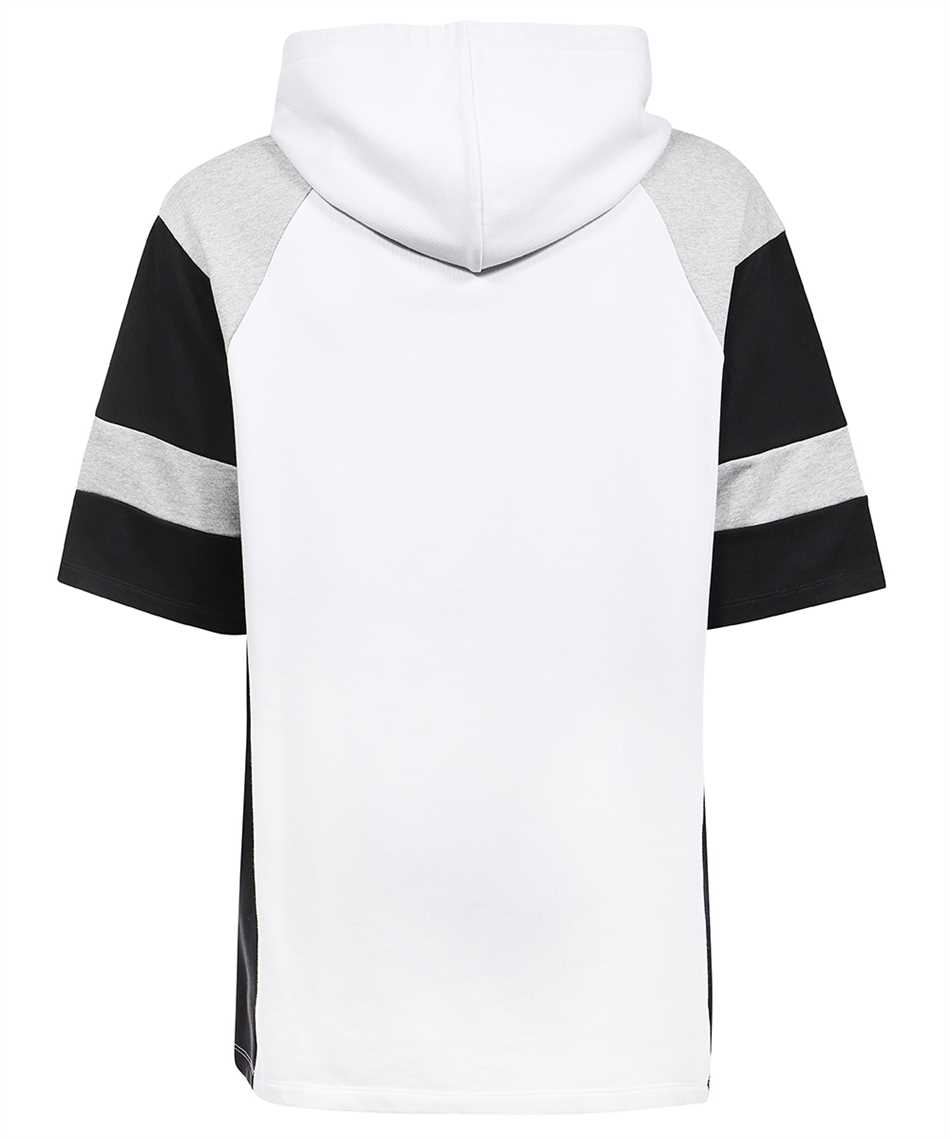Shop Balmain Short Sleeved Sweatshirt In White