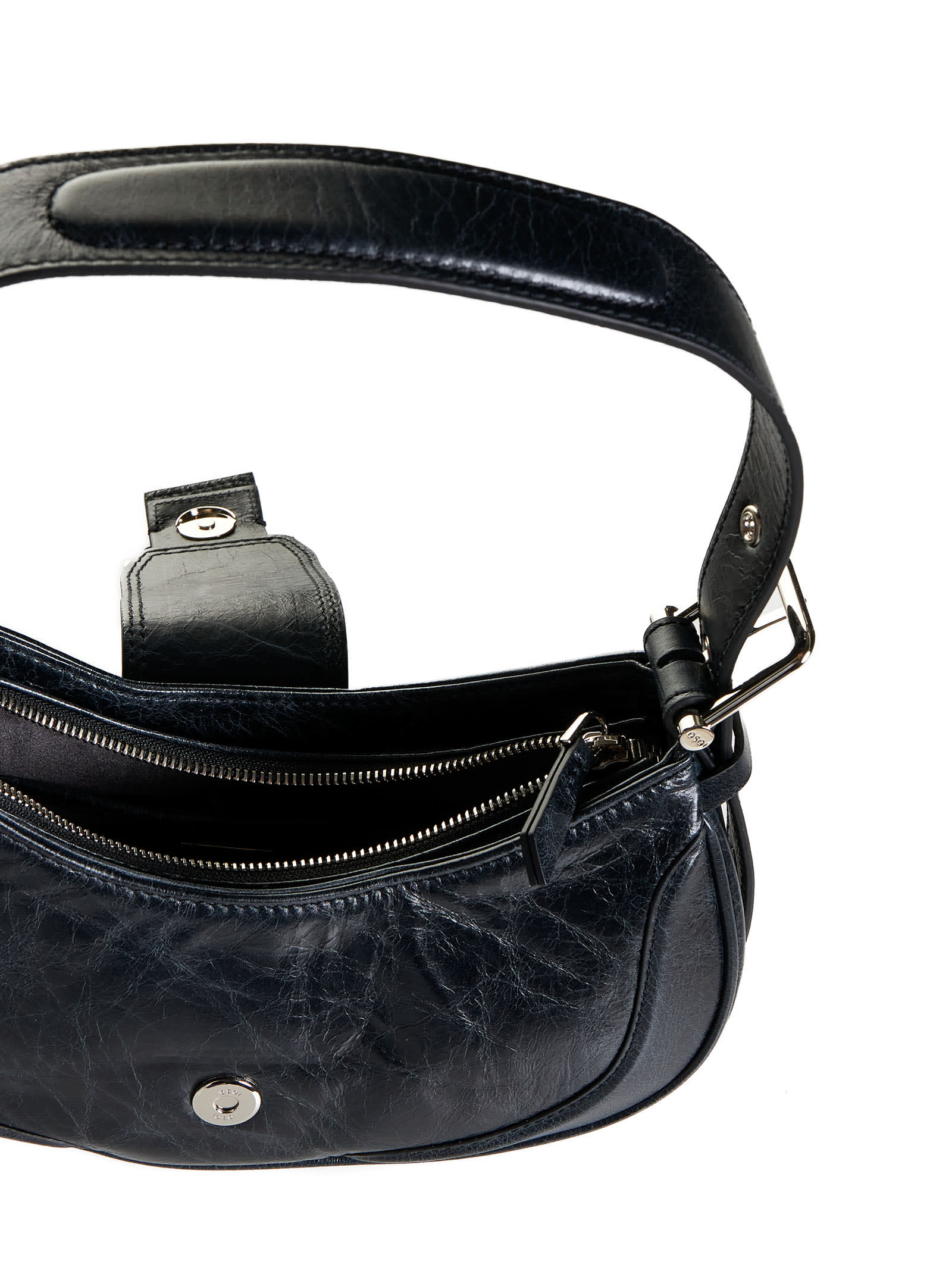 Shop Osoi Shoulder Bag In Catena Black