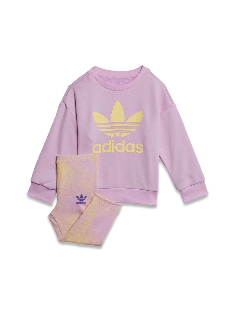Adidas Originals Crewneck Sweatshirt + Leggings In Multicolour