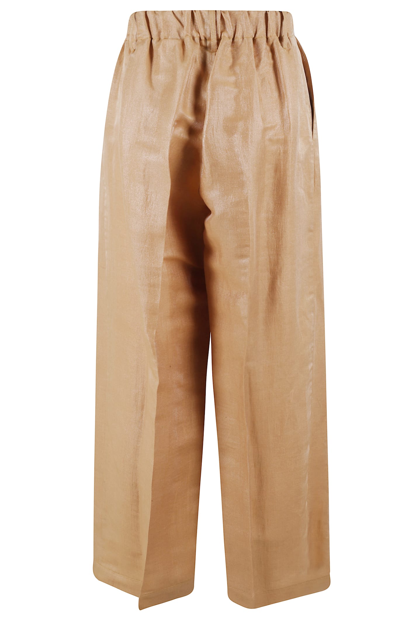 ALYSI PANTALONE LINO CRISTALLO DRITTO