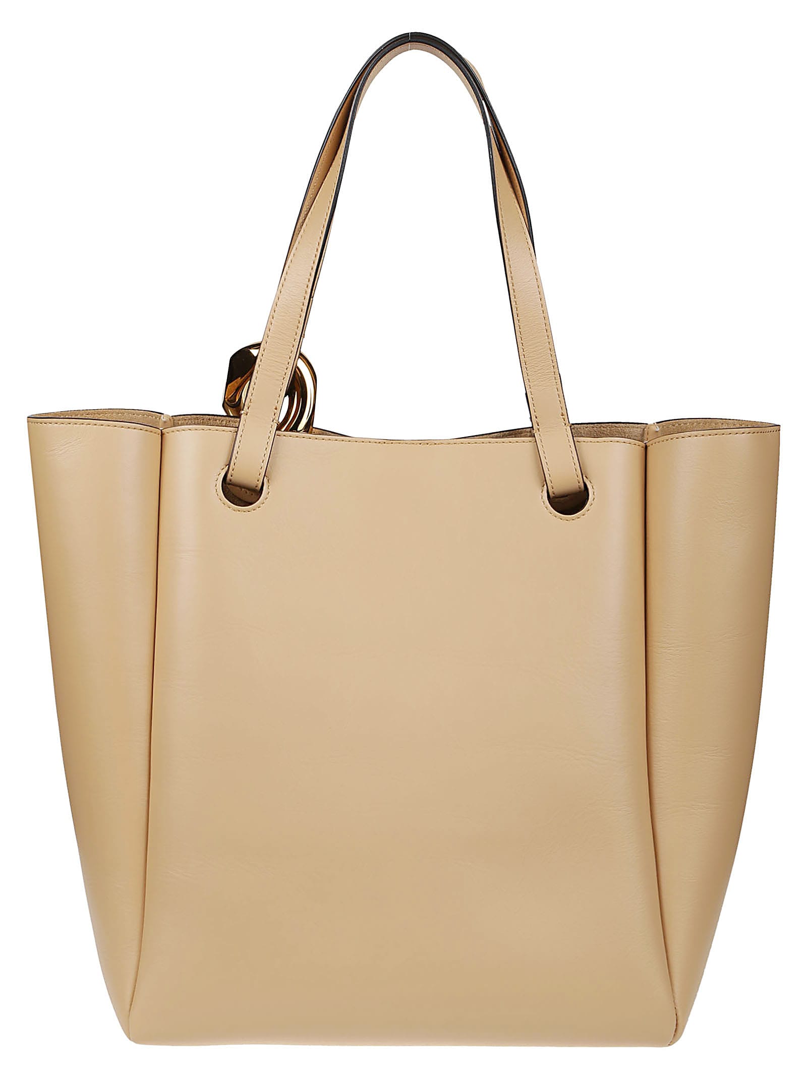 Shop Jw Anderson The Corner Tote Bag In Champagne