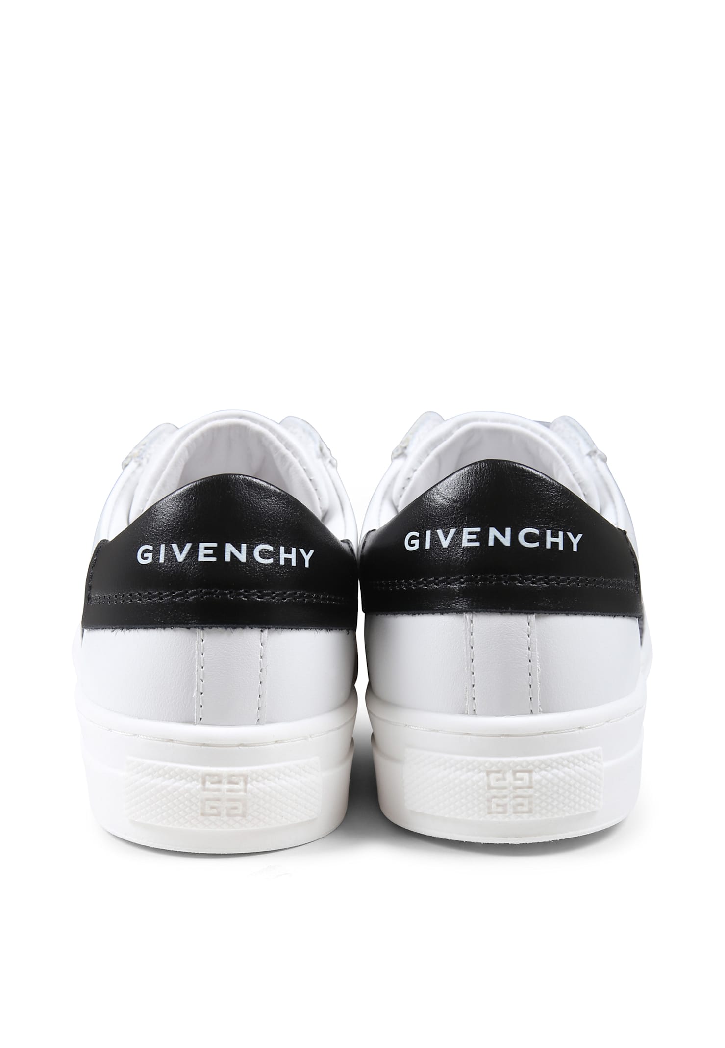 Givenchy White Sneakers For Kids With Logo In White