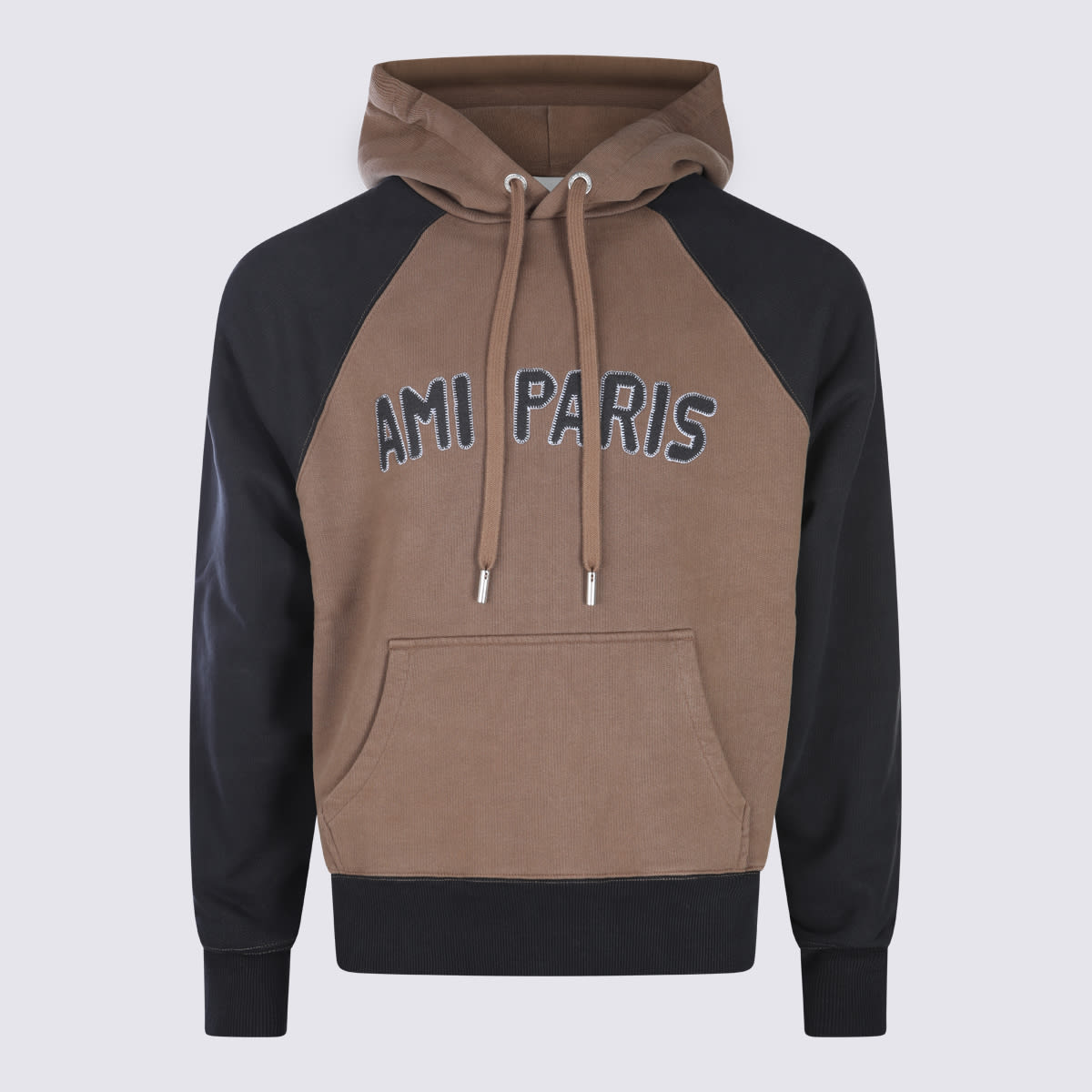 Ami Alexandre Mattiussi Ami Paris Men Cotton Colorblock Hoodie In Multi