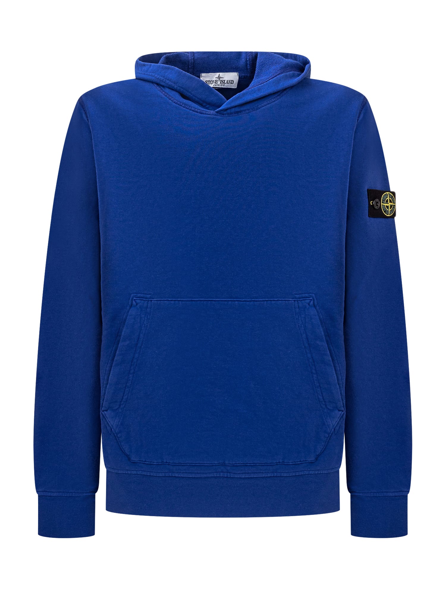 Stone Island Junior Kids' Logo Sweatshirt In Blu