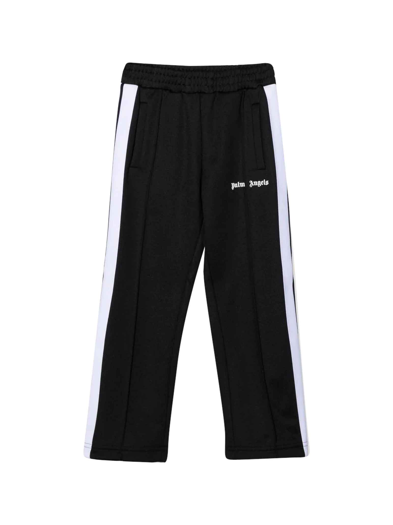 Palm Angels Boy Sports Trousers With Contrasting Side Inserts