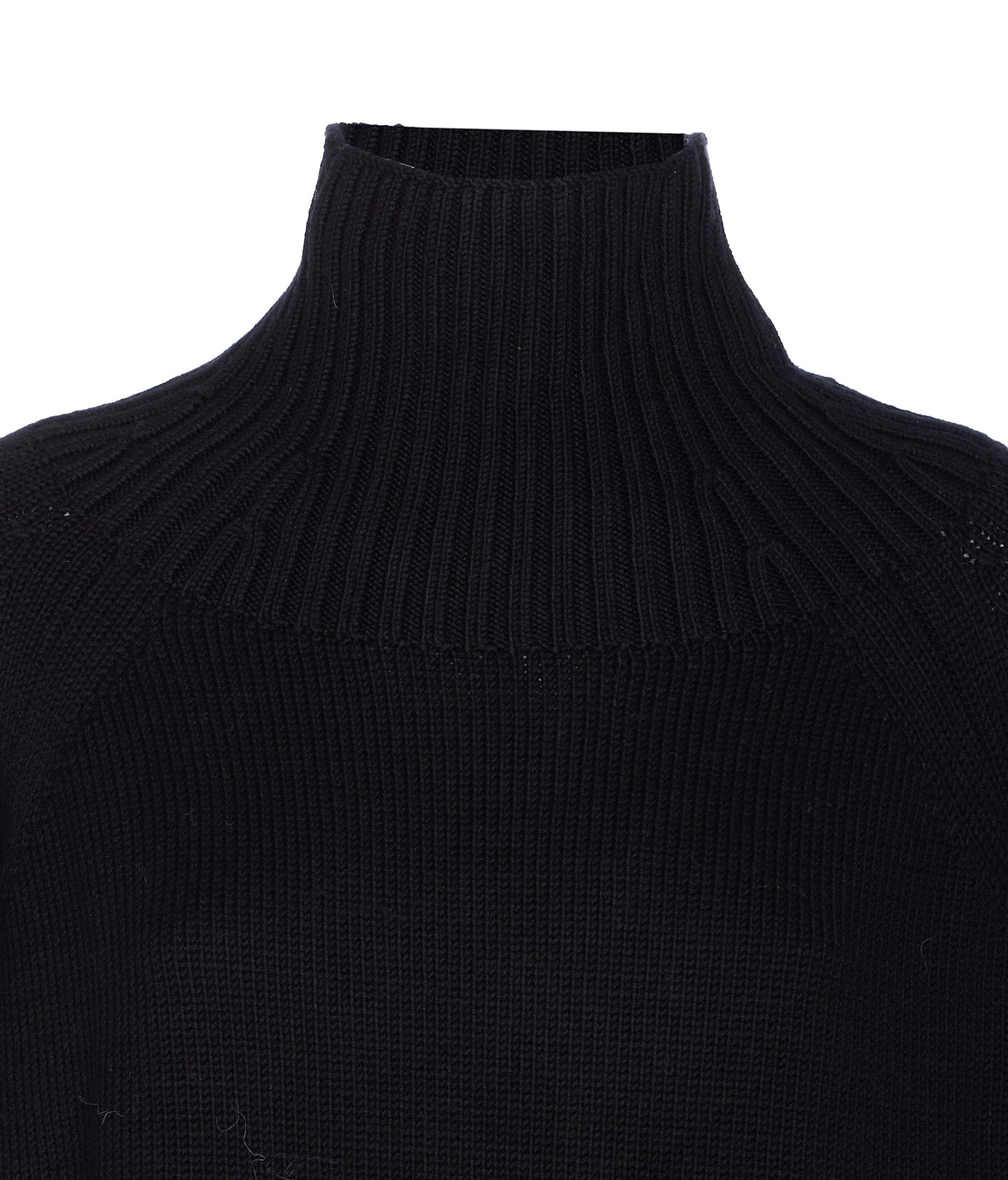 Michael Michael Kors Solid Sweater In Black