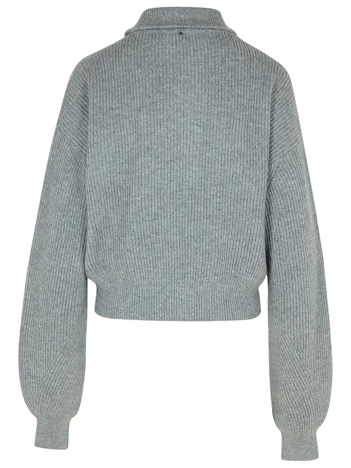 Shop Sportmax Svago Grey Cashmere Blend Cardigan