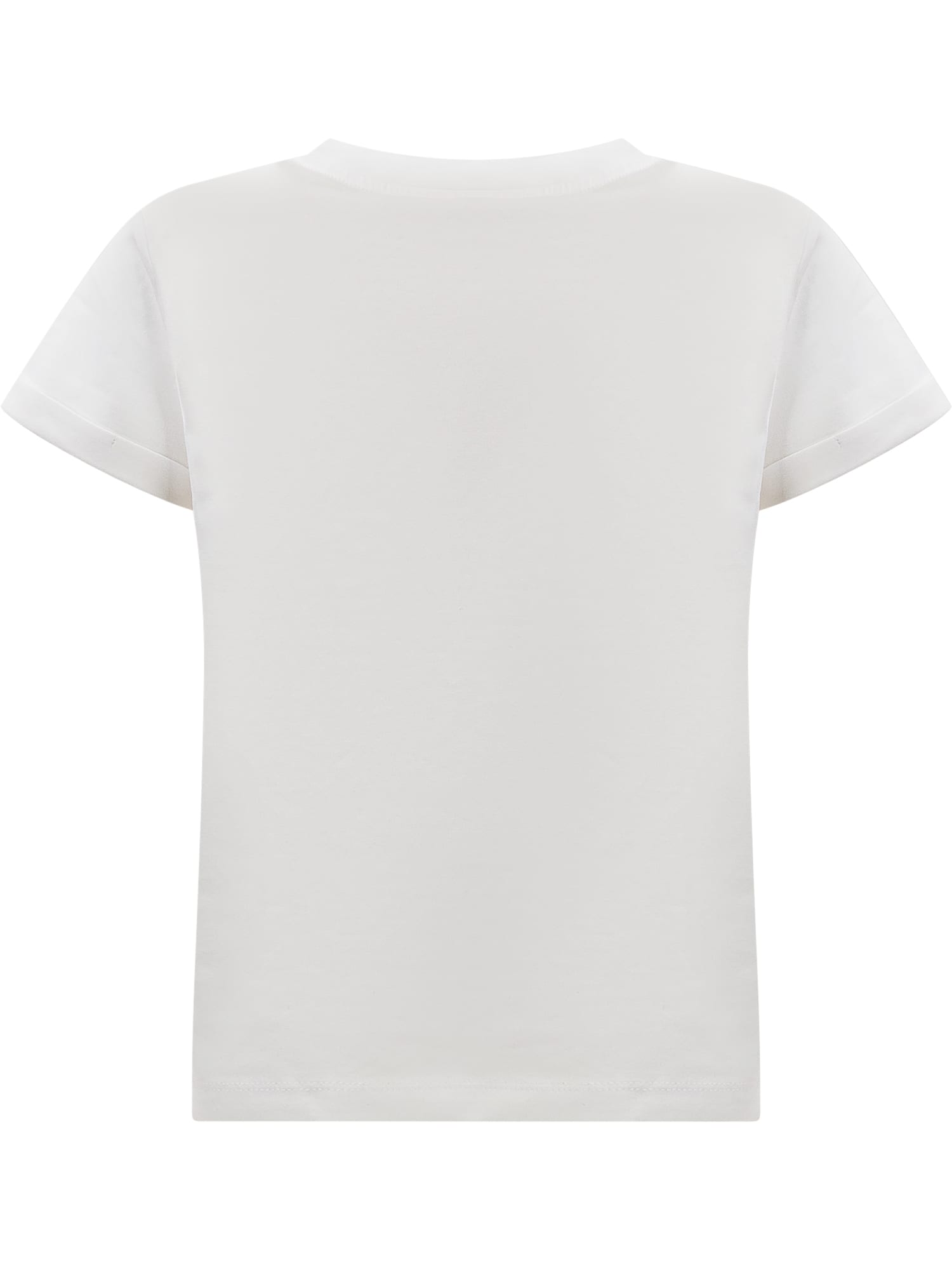 Shop Twinset T-shirt With Logo In St.logo Fiorato