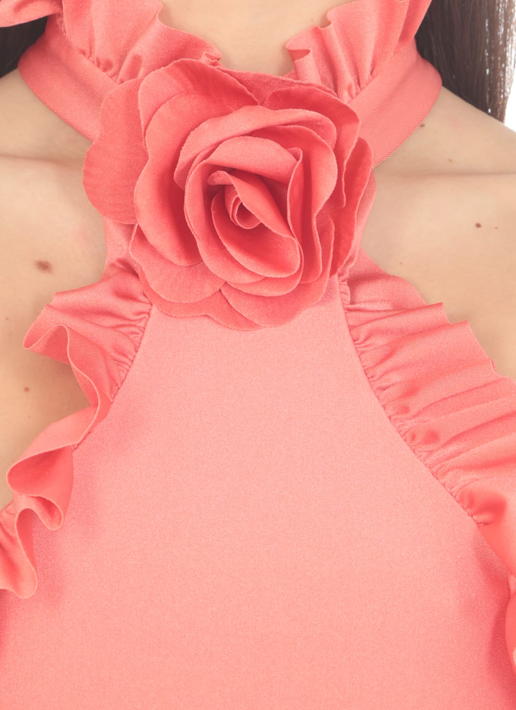 Shop Philosophy Di Lorenzo Serafini Lycra Dress With Pin In Pink