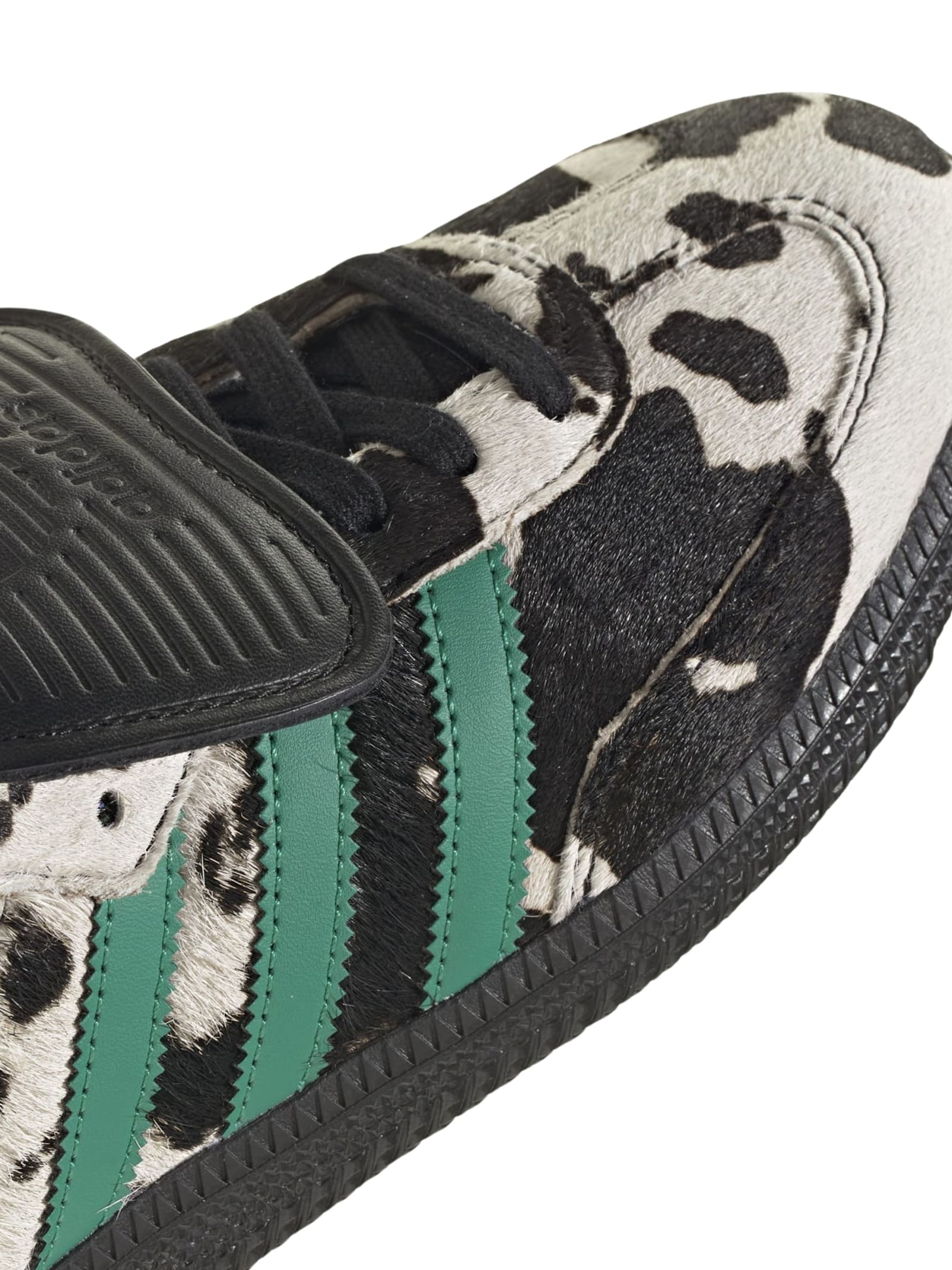 Adidas Originals Animal Print Sneakers Rubber Sole In Black