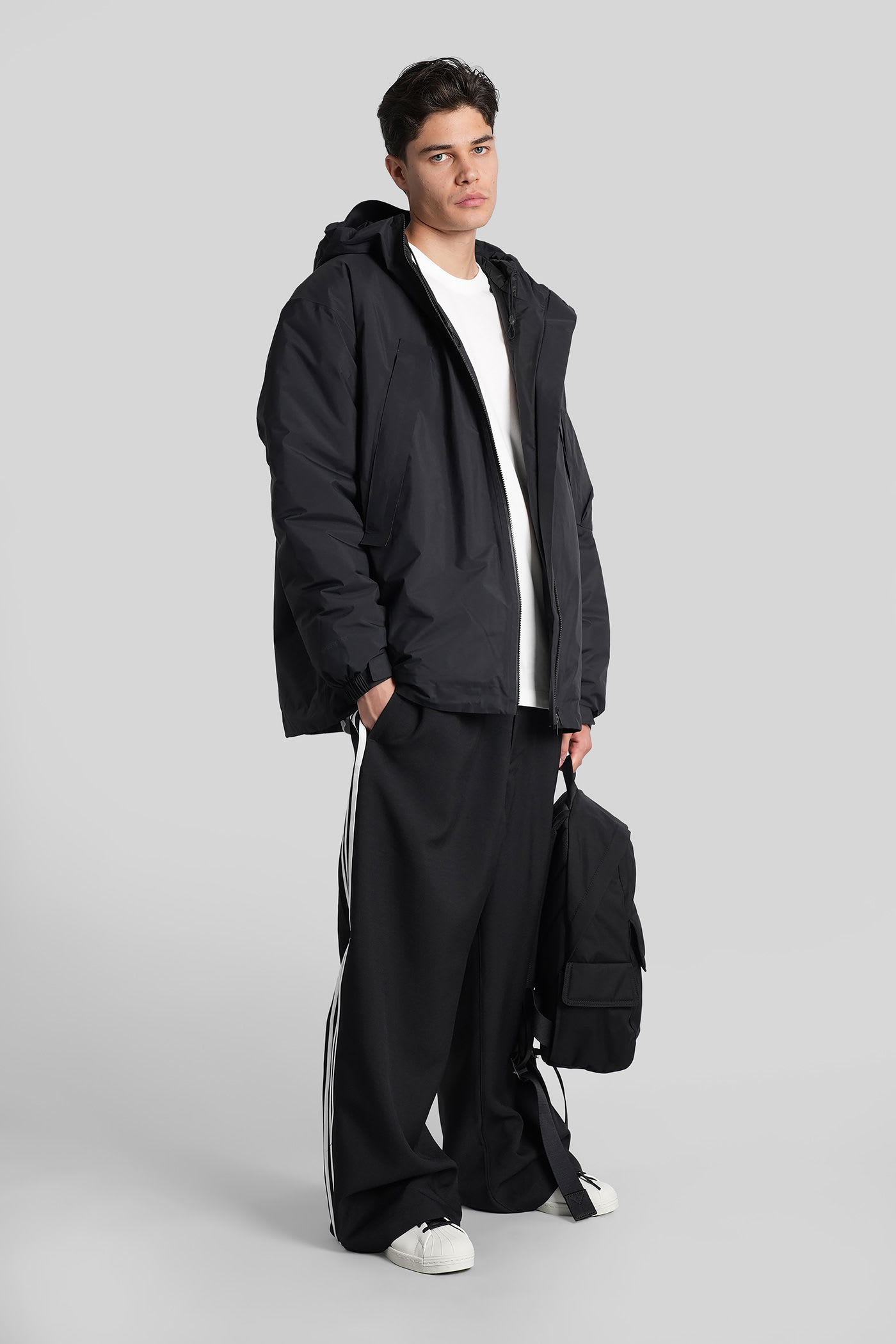 Y-3 M Gtx Puffer Jackets Black In Black