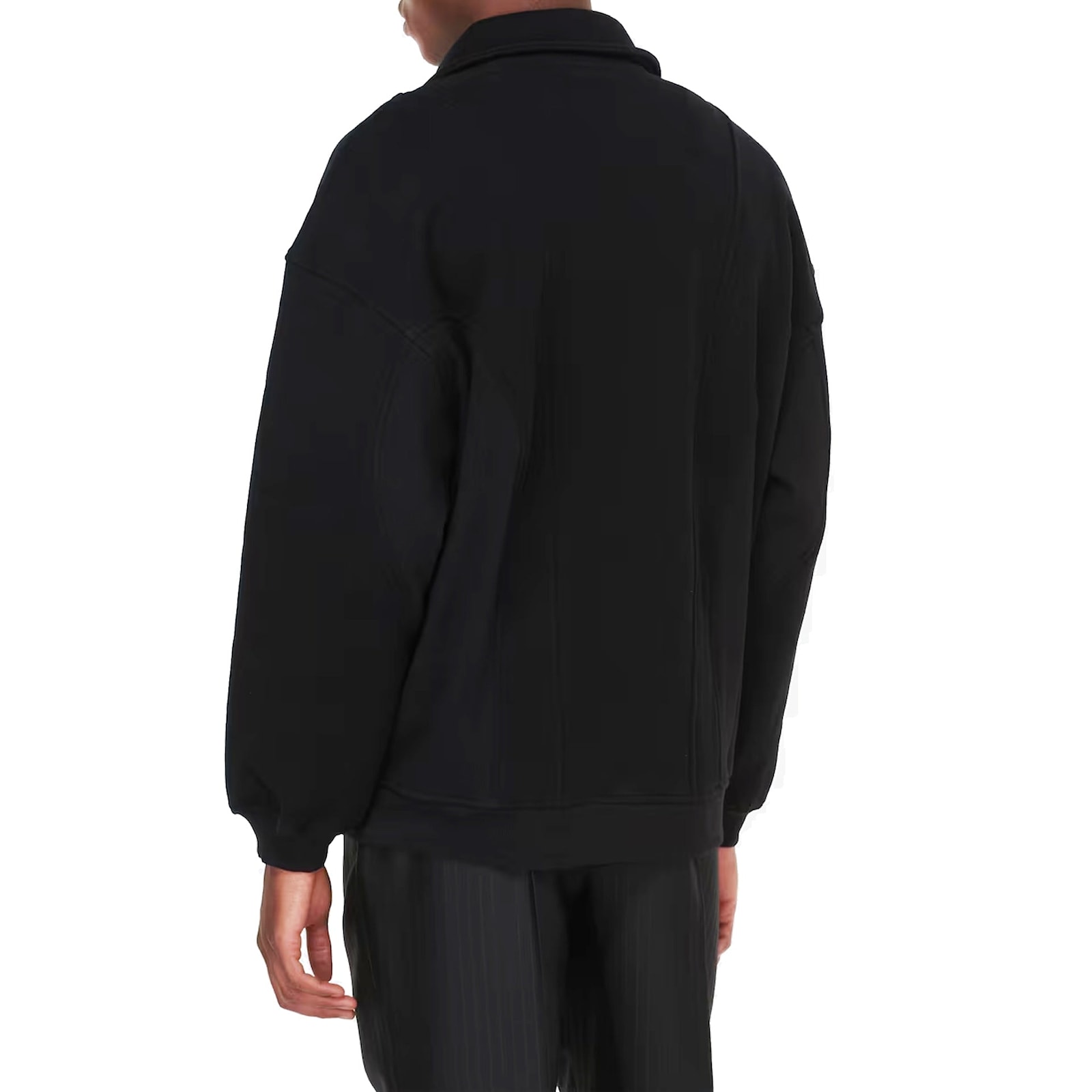 Shop Saint Laurent Cotton Fleece Sweatshirt In Black