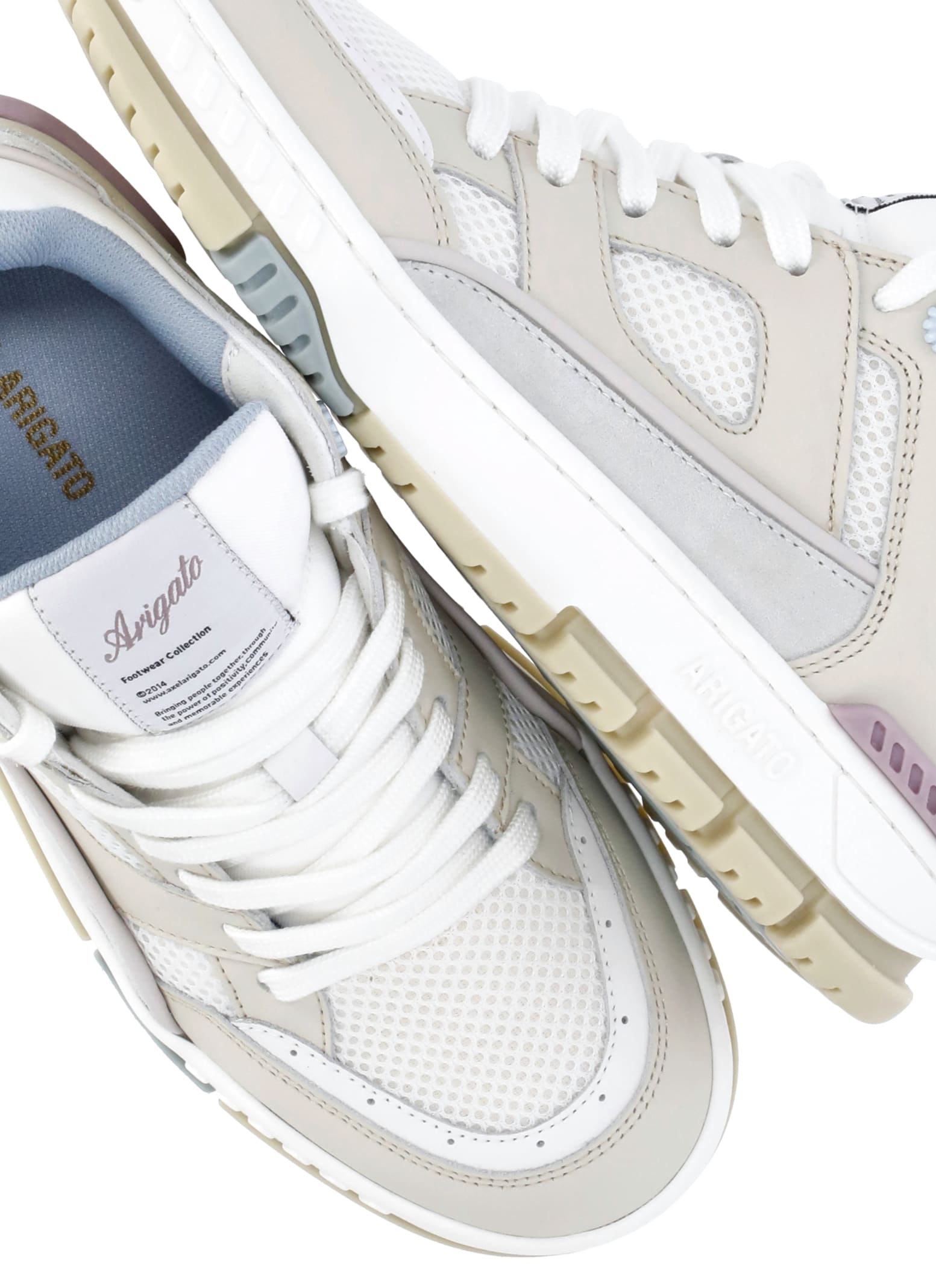 Axel Arigato Area Lo Sneakers In Ivory