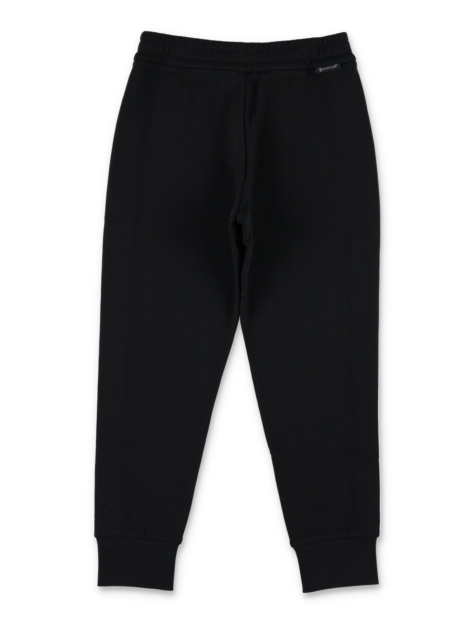 Shop Moncler Set Fleece And Pants In Black