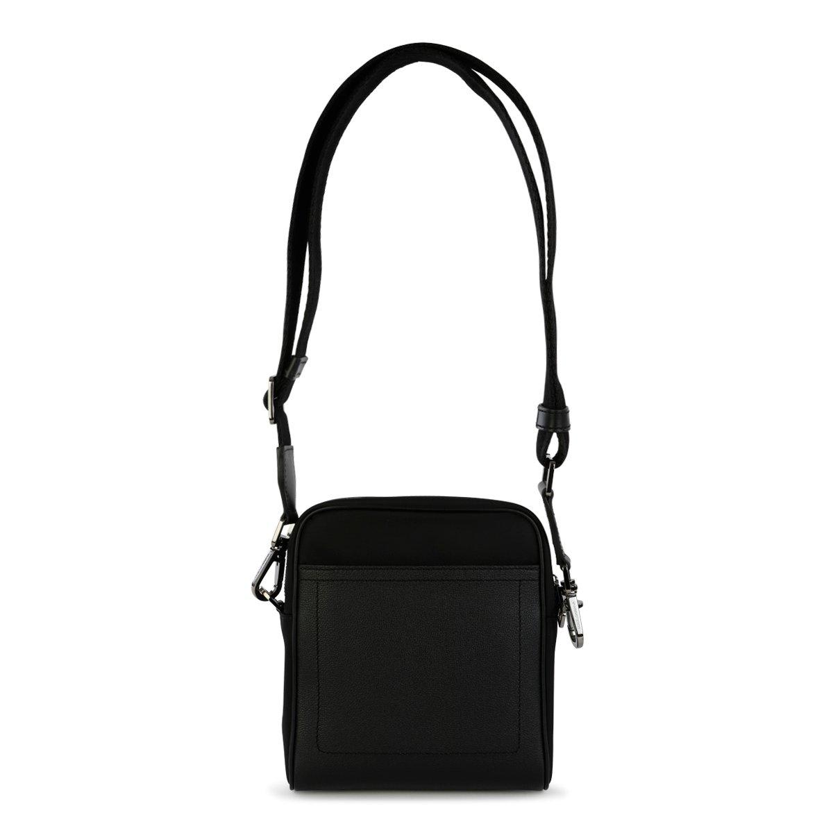 Shop Dolce & Gabbana Logo-plaque Zipped Messenger Bag In Black