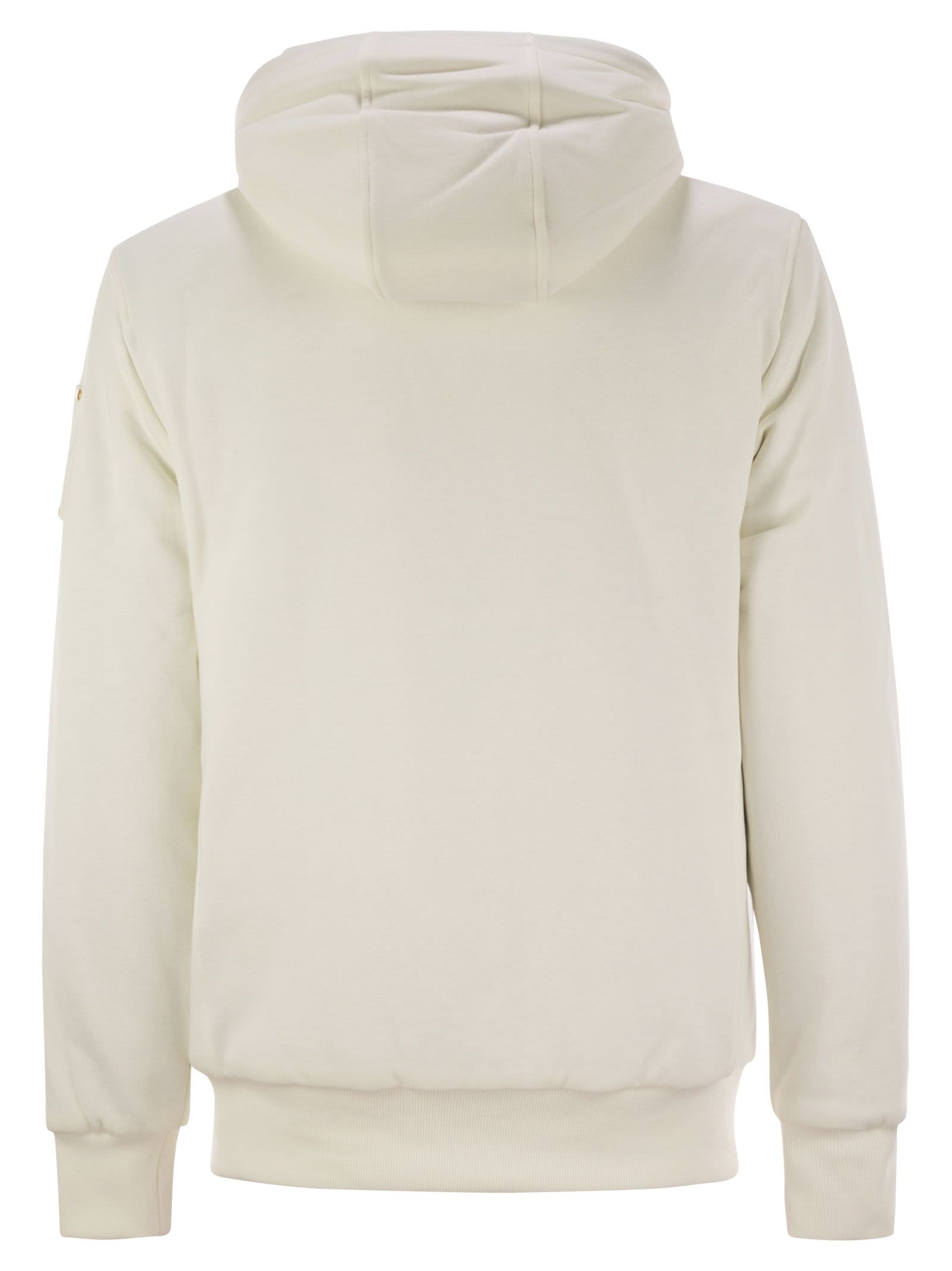 Shop Moose Knuckles Linden Bunny - Hoodie In White