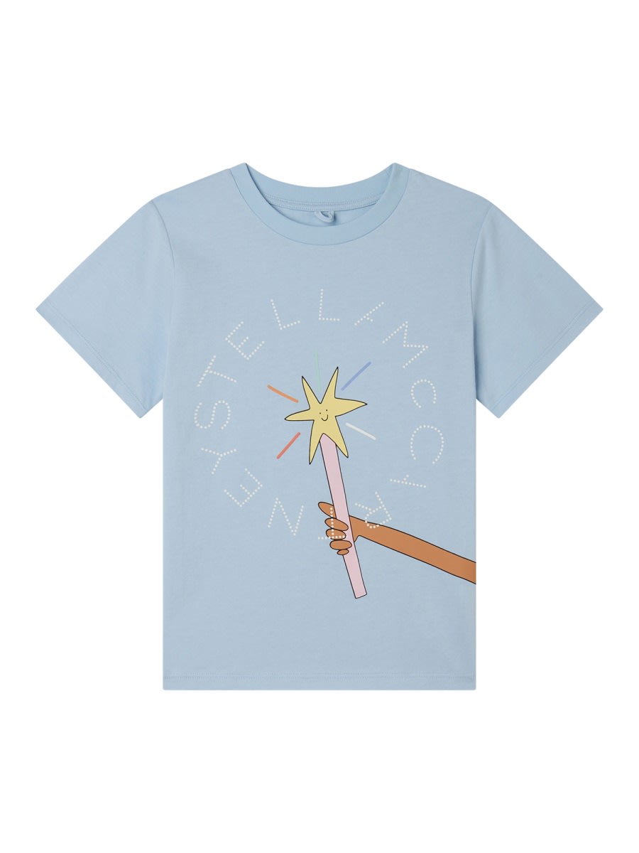 Stella Mccartney Cotton T-shirt In Multicolour