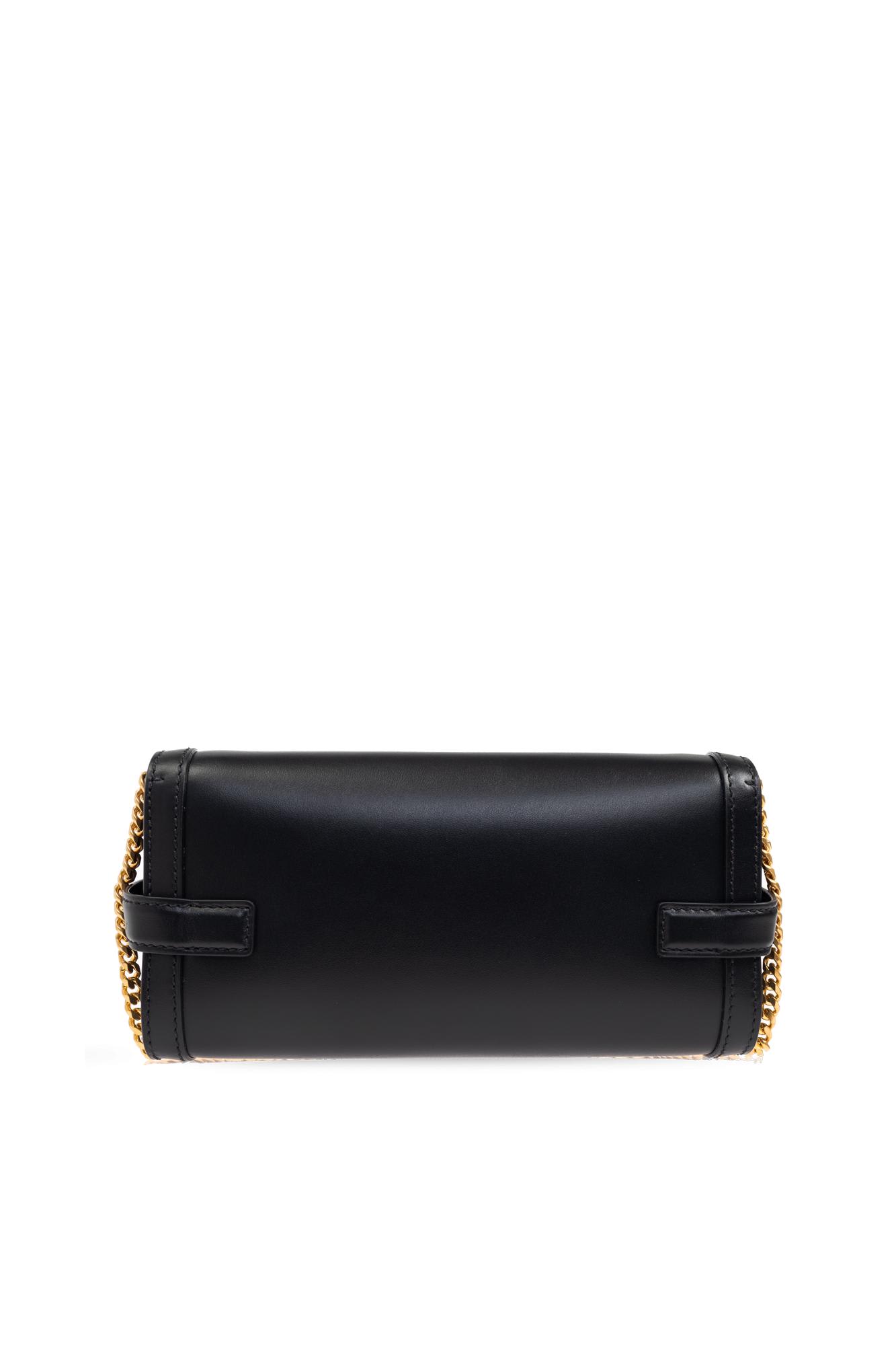 Balmain Women B-buzz 23 Leather Shoulder Bag