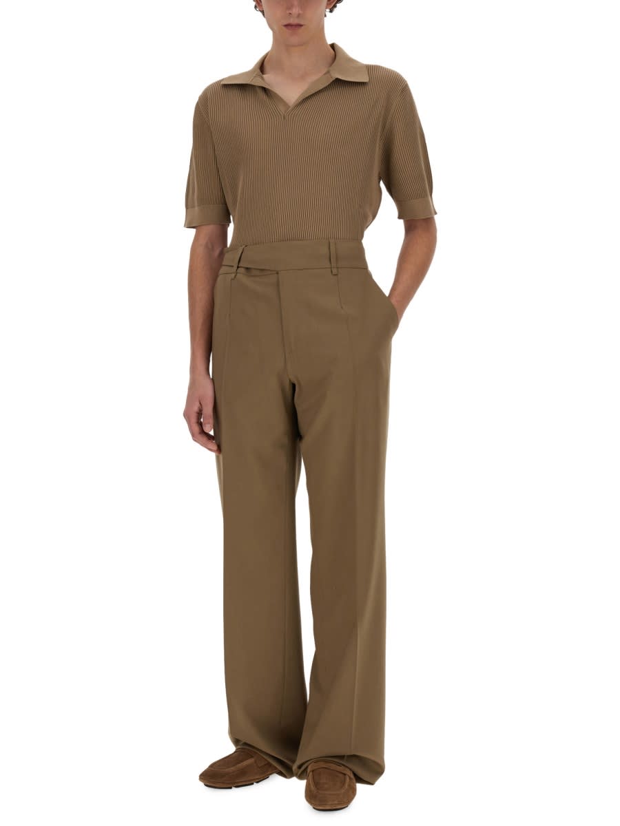 Shop Dolce & Gabbana Tailored Pants In Beige