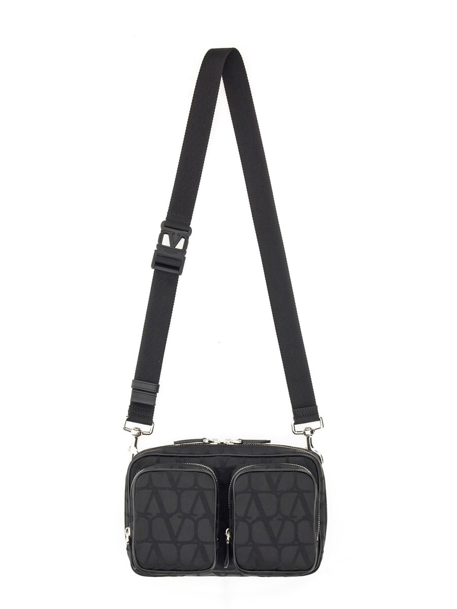 Shop Valentino Bag Toile Iconographe In Black