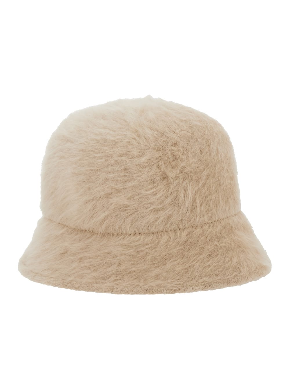 Antonelli Beige Hat With Brushed-effect In Faux Fur Woman In White