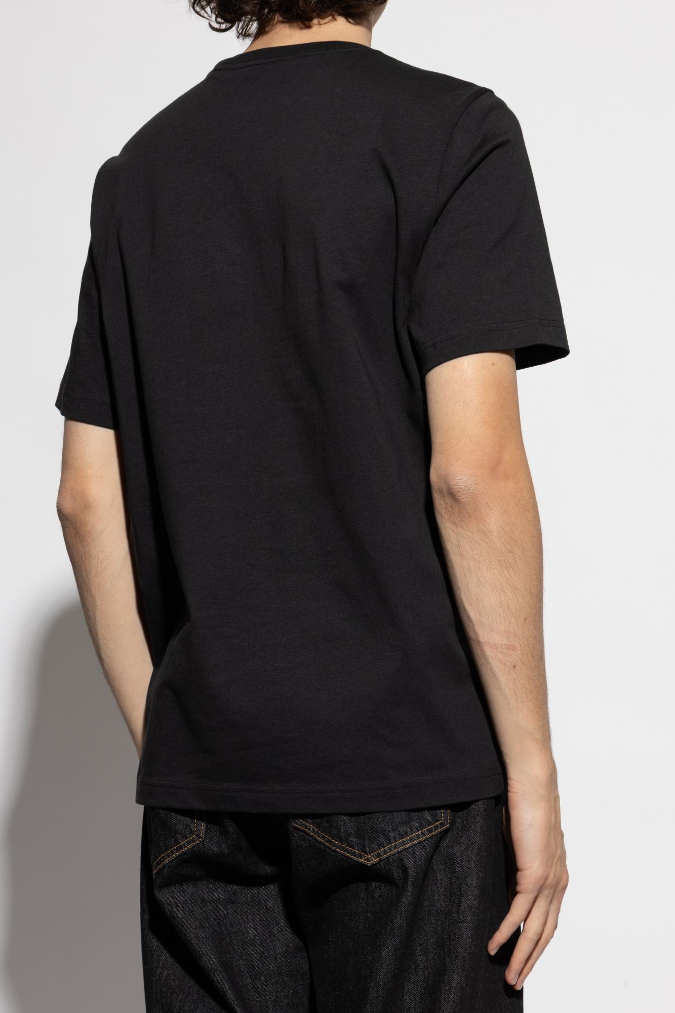 Ps By Paul Smith Ps Paul Smith T-shirt With Colorful Print In Black