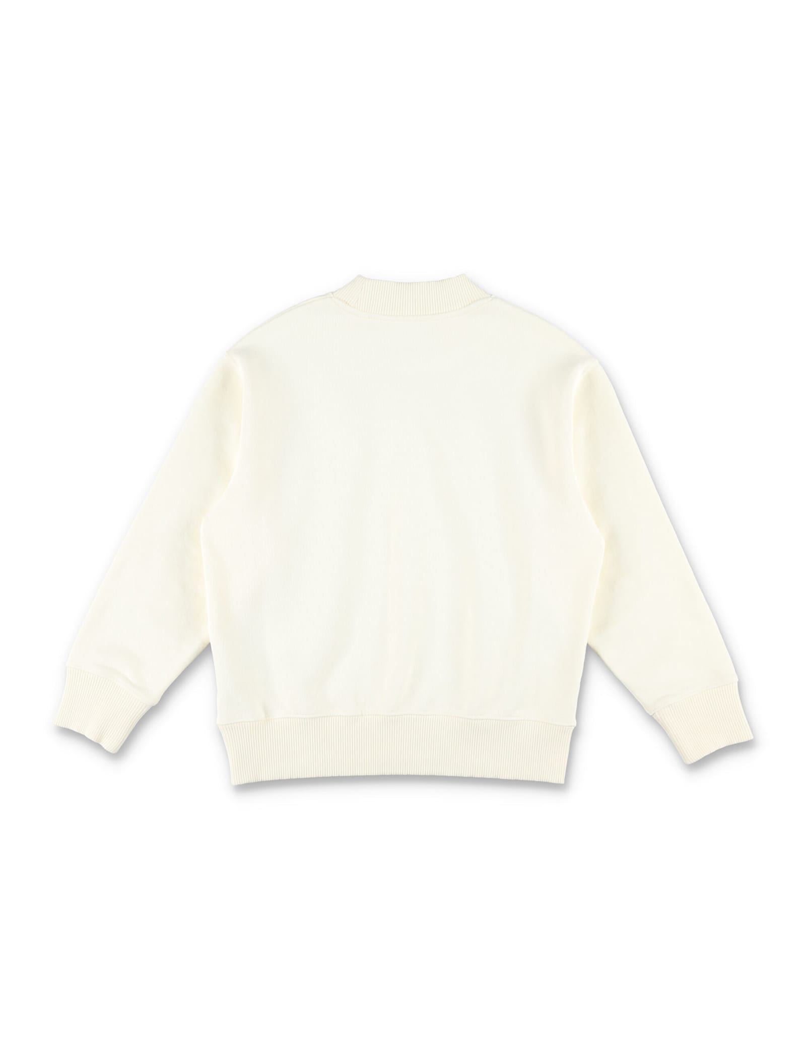 Palm Angels Logo Fleece In Butter