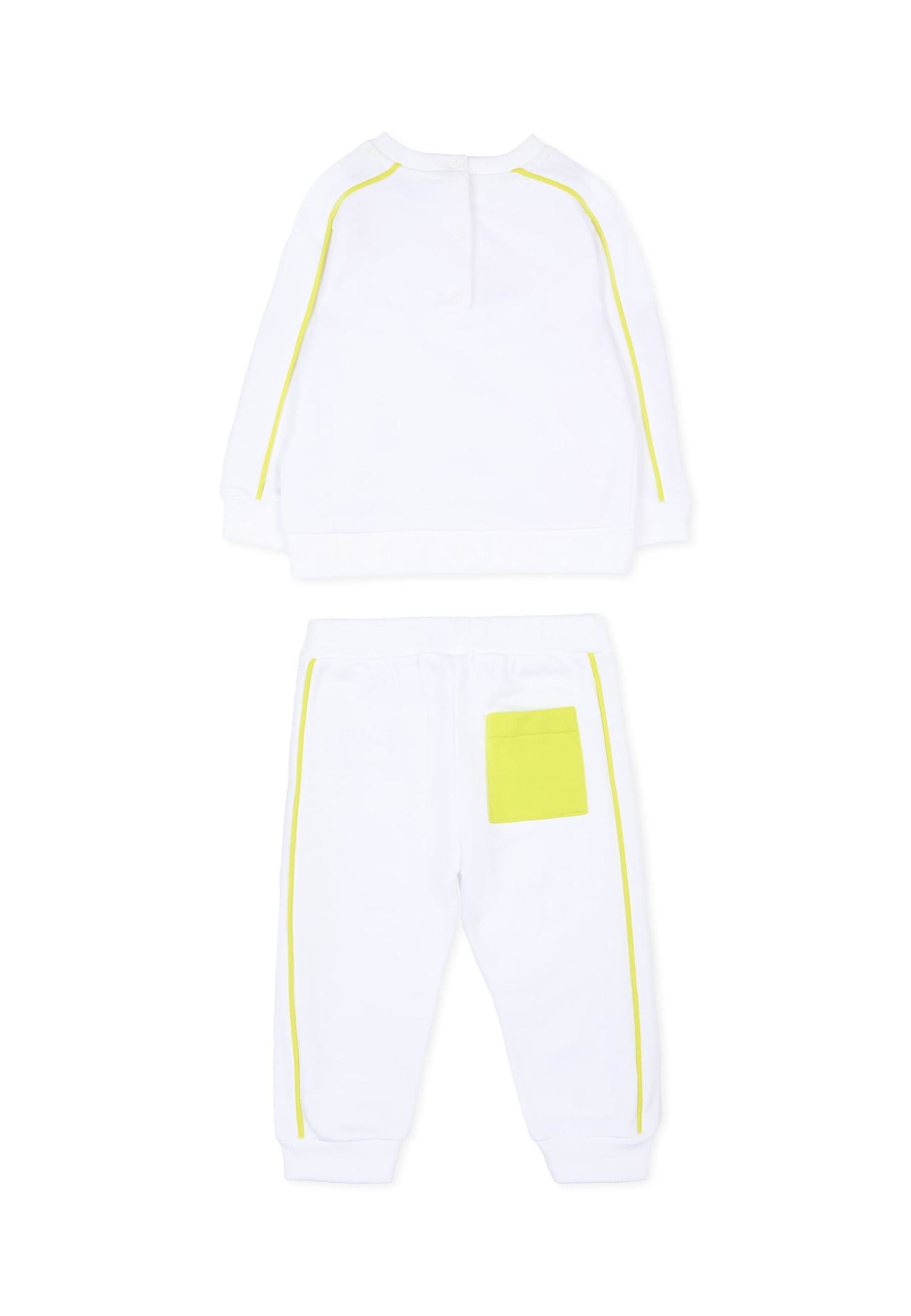 Missoni White Set For Baby Kids With Logo In White