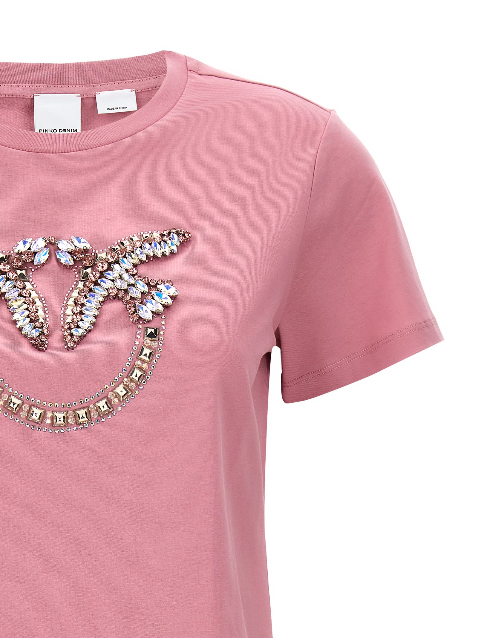 Shop Pinko Quentin T-shirt In Pink