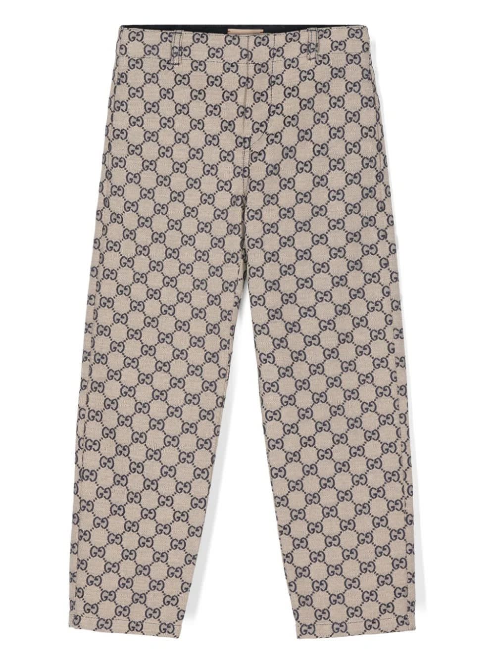 GUCCI GG FABRIC TROUSERS 