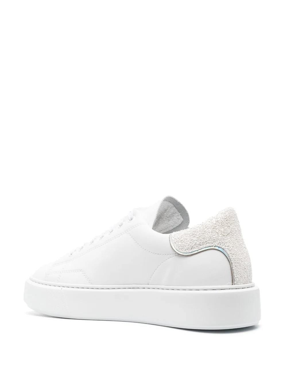 pensum Dovenskab Ombord D.a.t.e. White Sfera Glitter Sneakers In Bianco | ModeSens
